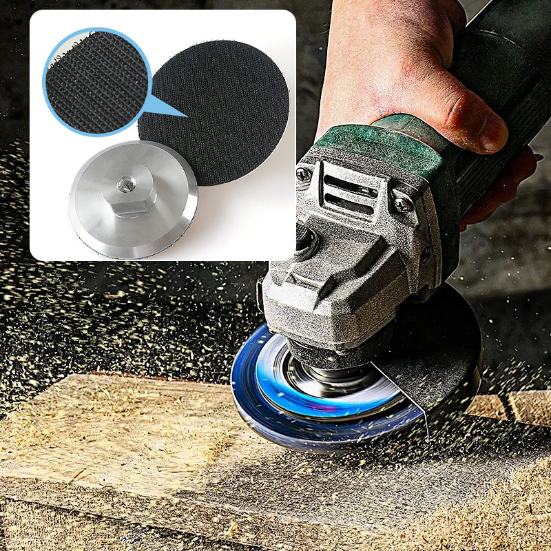 Discuri suport din aluminiu de 3“, 4“, 5“ cu filet pentru șlefuire și lustruire