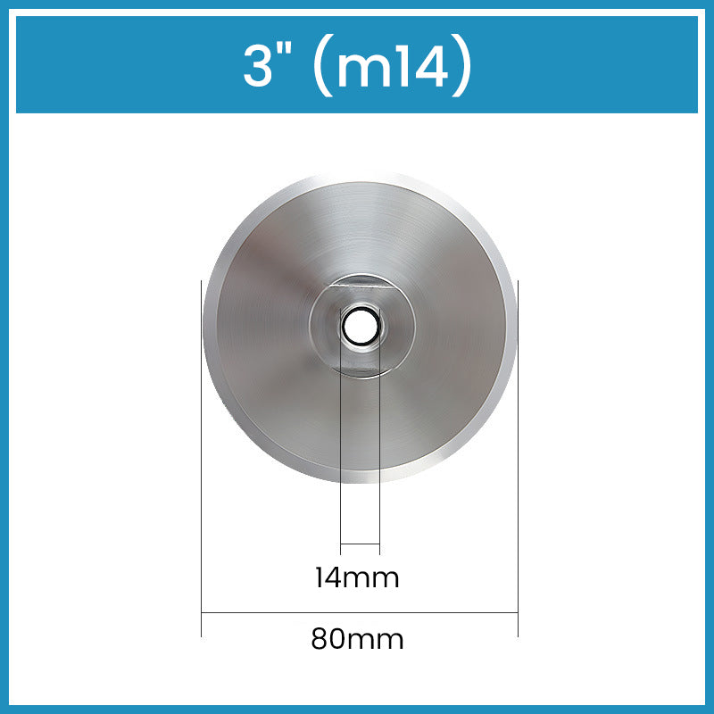 Discuri suport din aluminiu de 3“, 4“, 5“ cu filet pentru șlefuire și lustruire