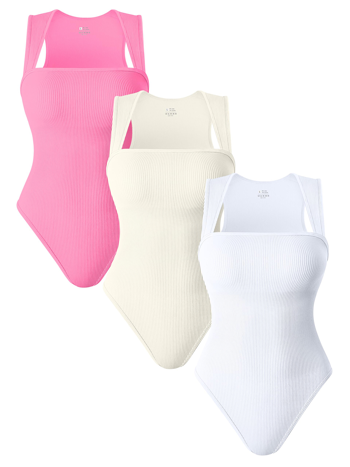 Ribbed Sleeveless Bodysuit