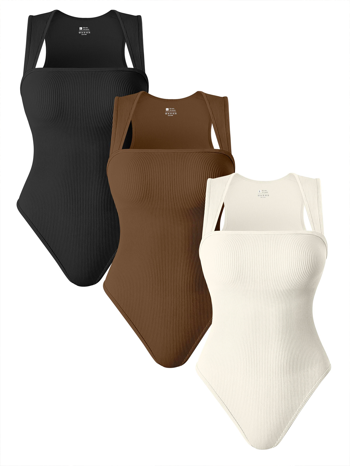 Ribbed Sleeveless Bodysuit