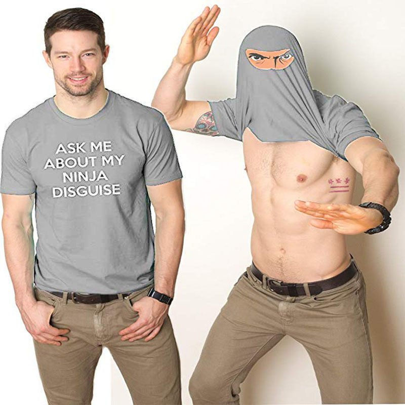 🔥2PCS Free Shipping-NINJA DISGUISE T-SHIRT🤣🤣