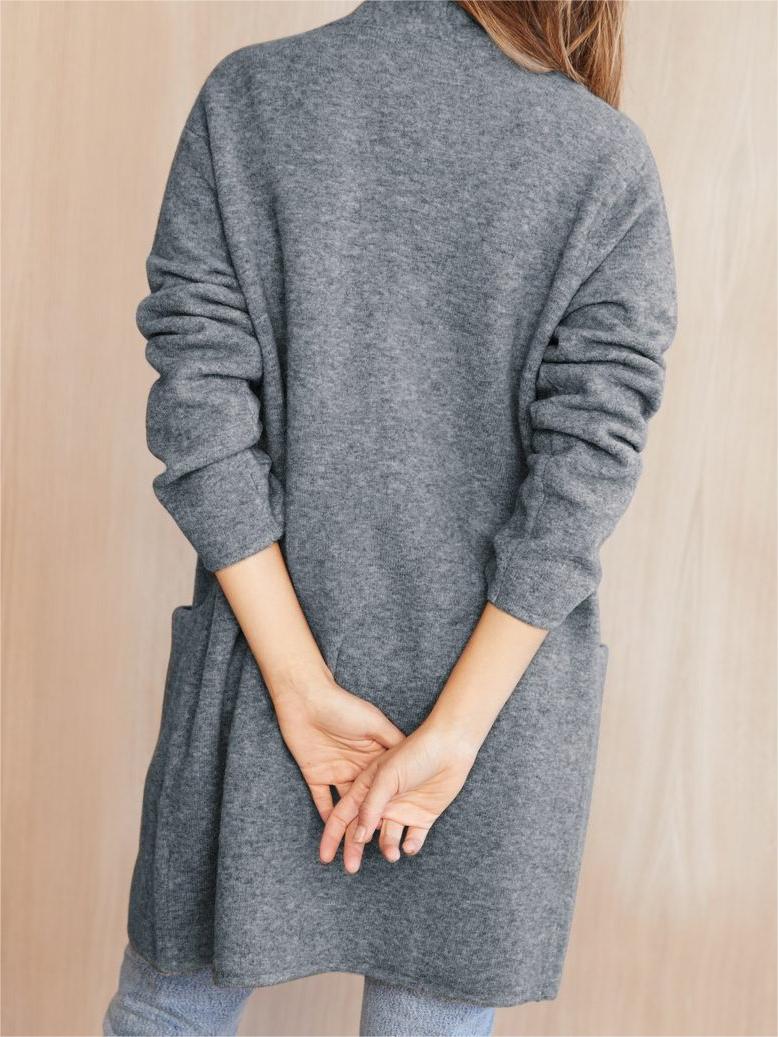 Long Patch Pocket Sweater Coatp (Buy 2 Free Shipping)
