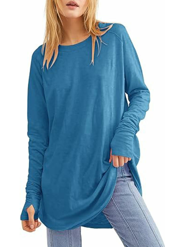 Women's Casual Loose T-Shirts with Thumb Holes (Buy 3 Free Shipping)