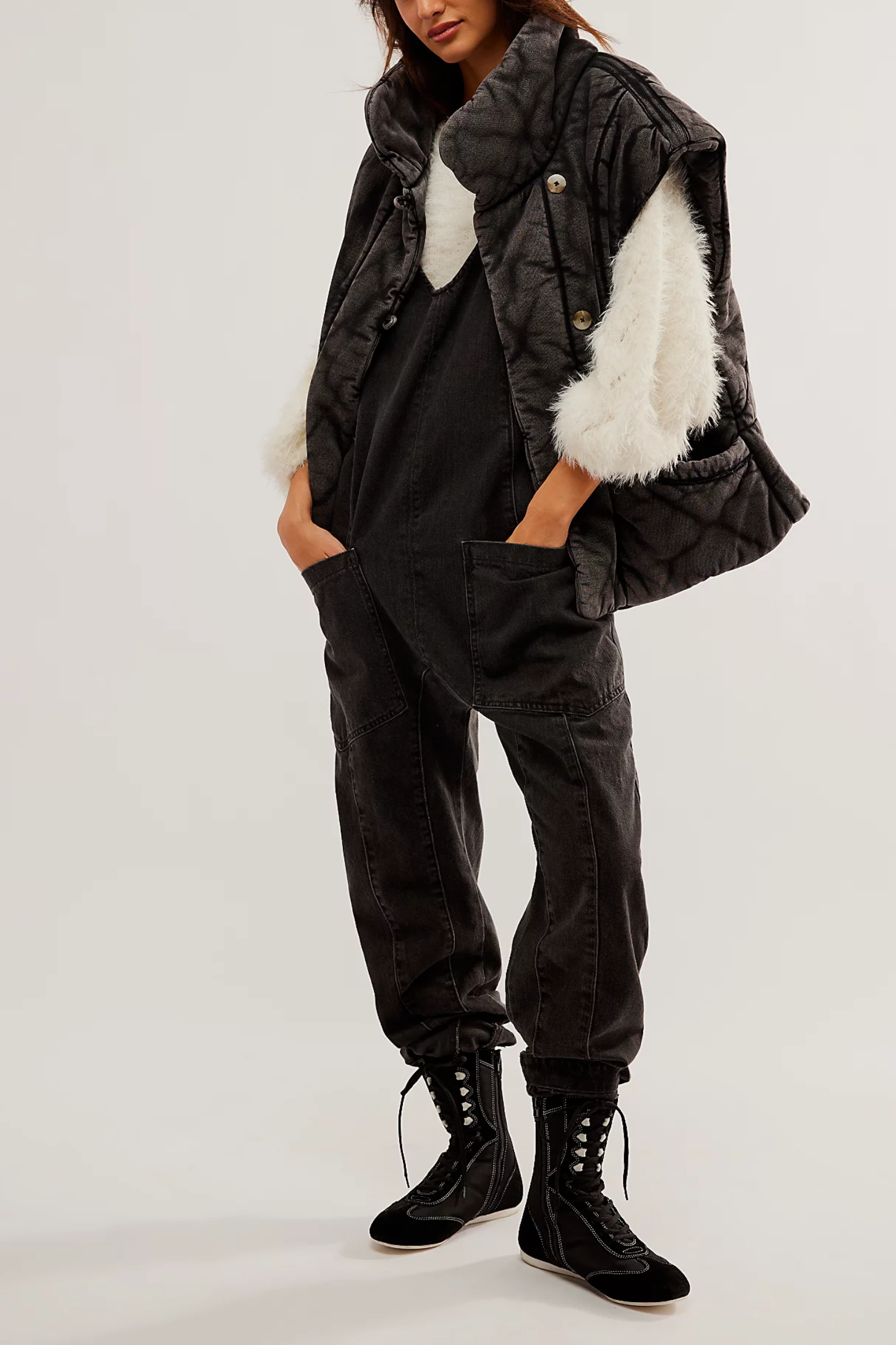 Women's Casual Denim Pocket Overalls (Buy 2 Free Shipping)