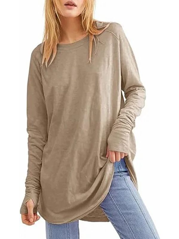 Women's Casual Loose T-Shirts with Thumb Holes (Buy 3 Free Shipping)