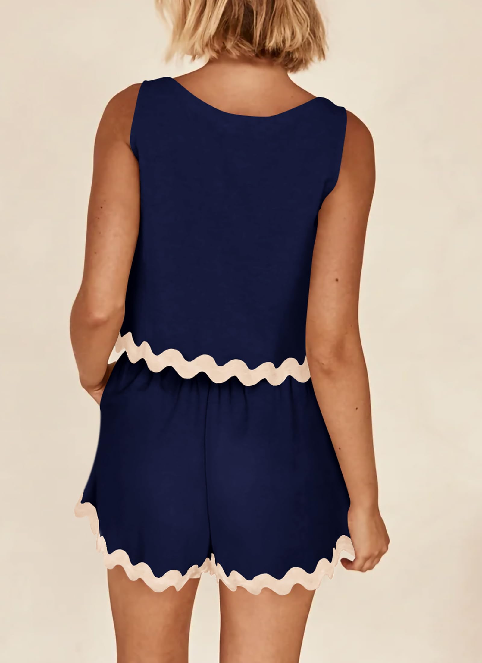 Women's Casual Vest High Waisted Shorts Set (Buy 2 Free Shipping)