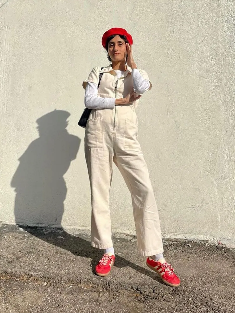 Cropped Utility Jumpsuit (Buy 2 Free Shipping)