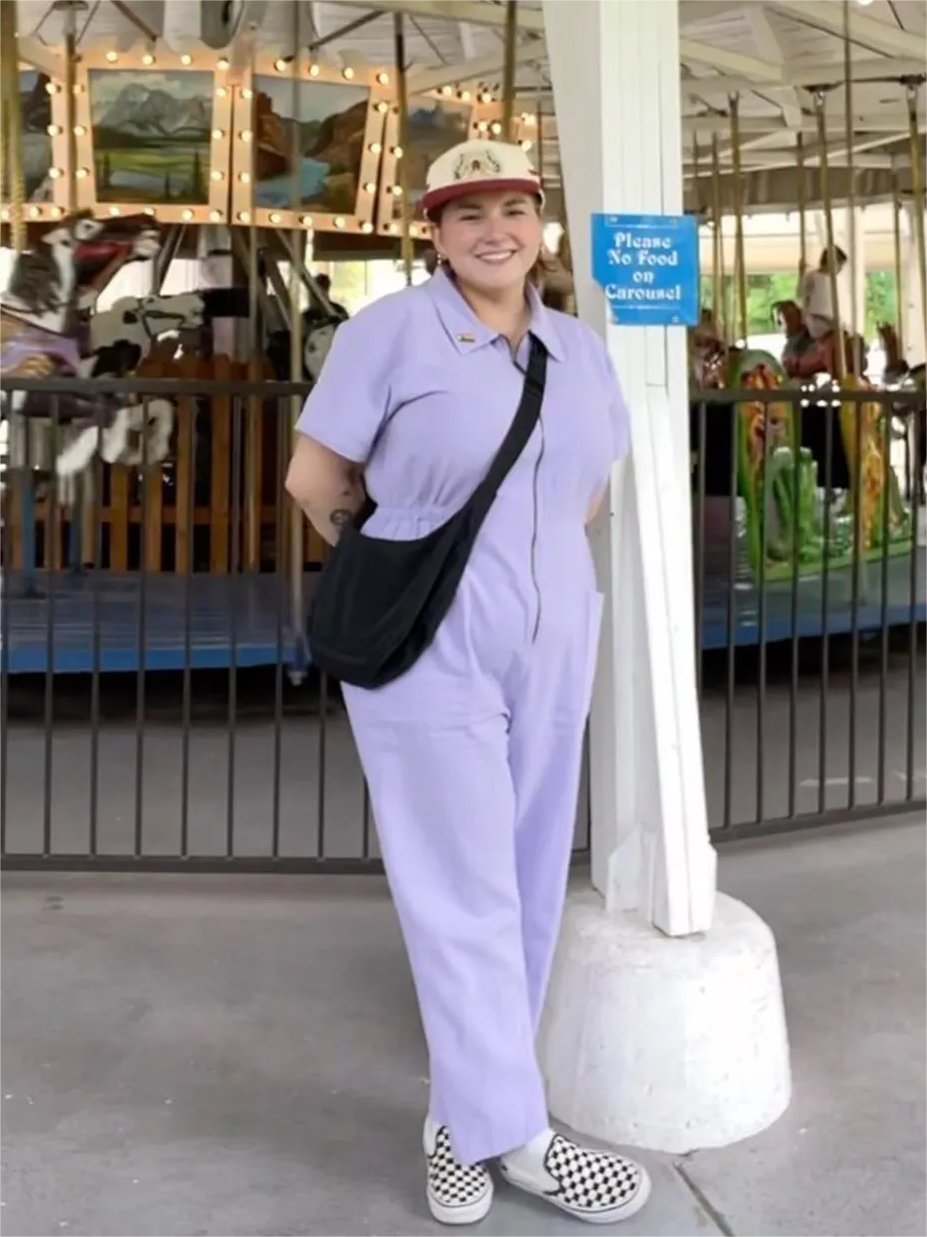 Cropped Utility Jumpsuit (Buy 2 Free Shipping)