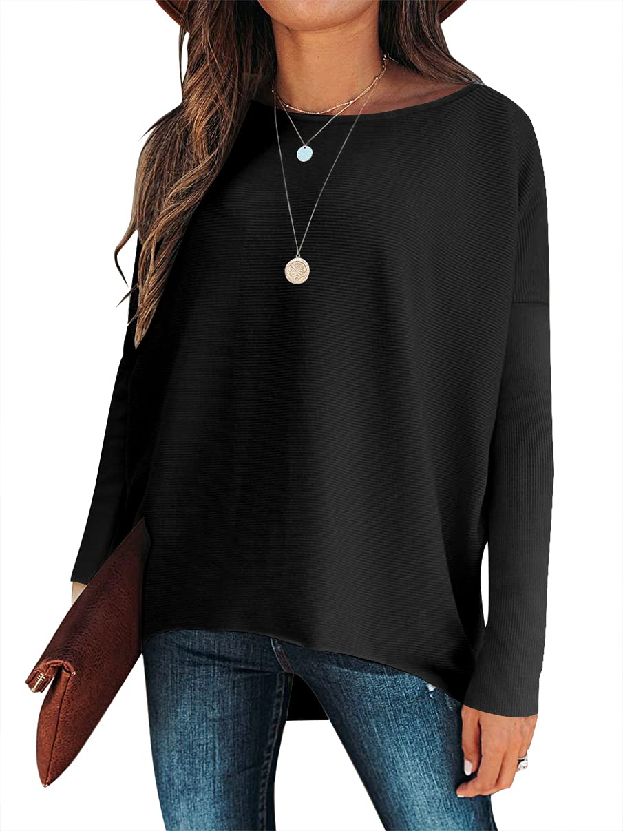 Casual Dolman Sleeve Knitted Pullover Sweater (Buy 2 Free Shipping)