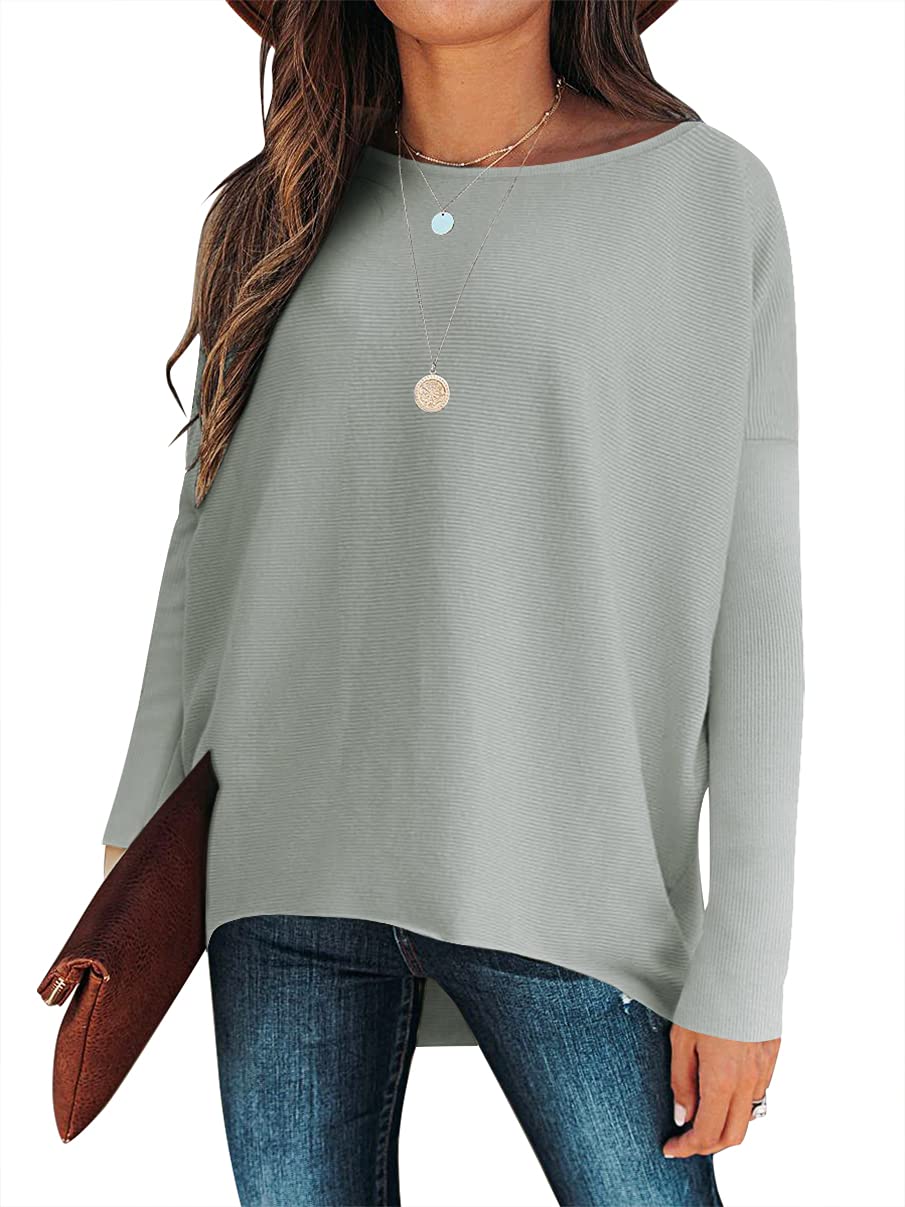 Casual Dolman Sleeve Knitted Pullover Sweater (Buy 2 Free Shipping)