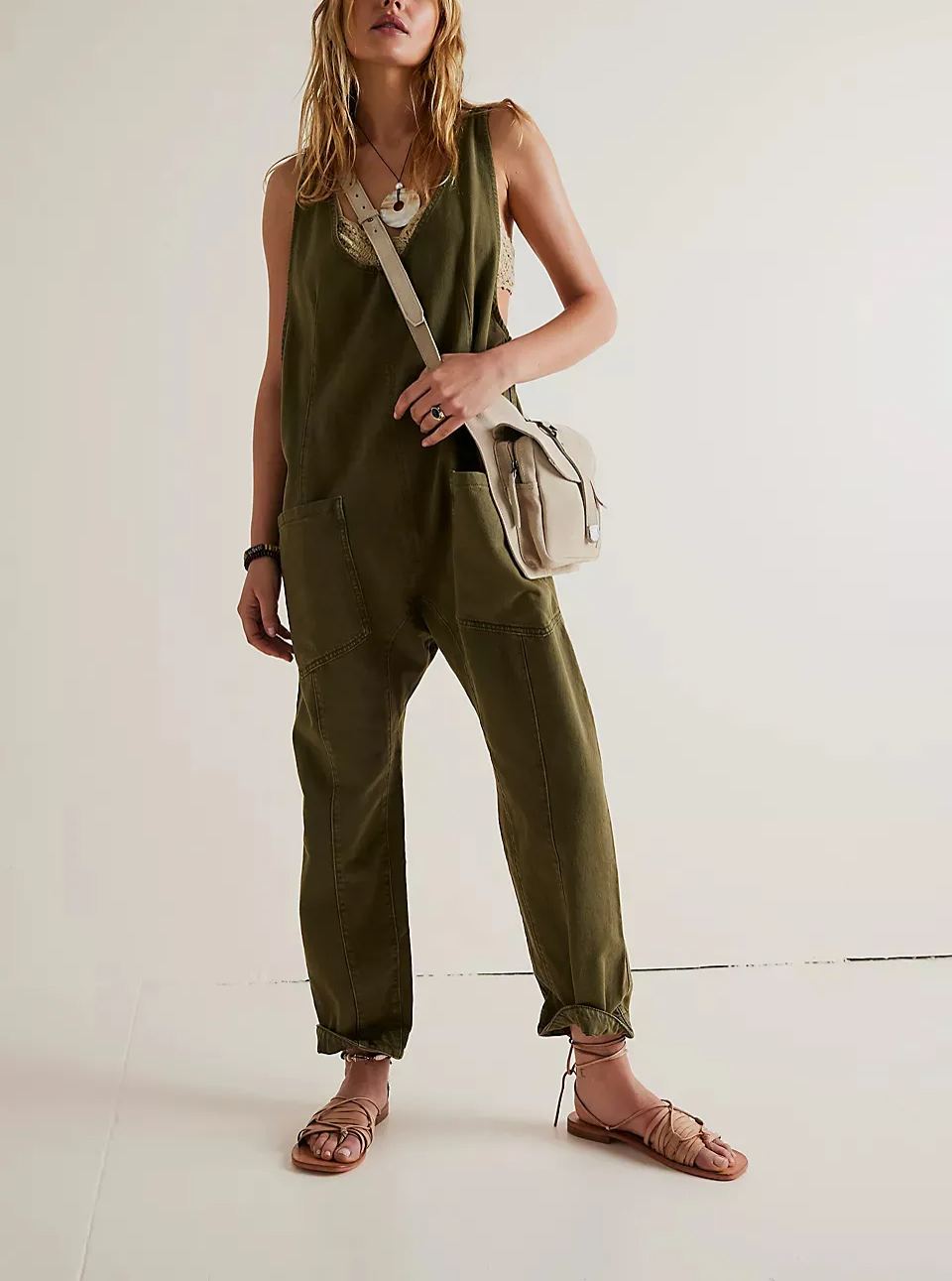 Women's Denim Sleeveless Loose Jumpsuit with Pockets (Buy 2 Free Shipping)