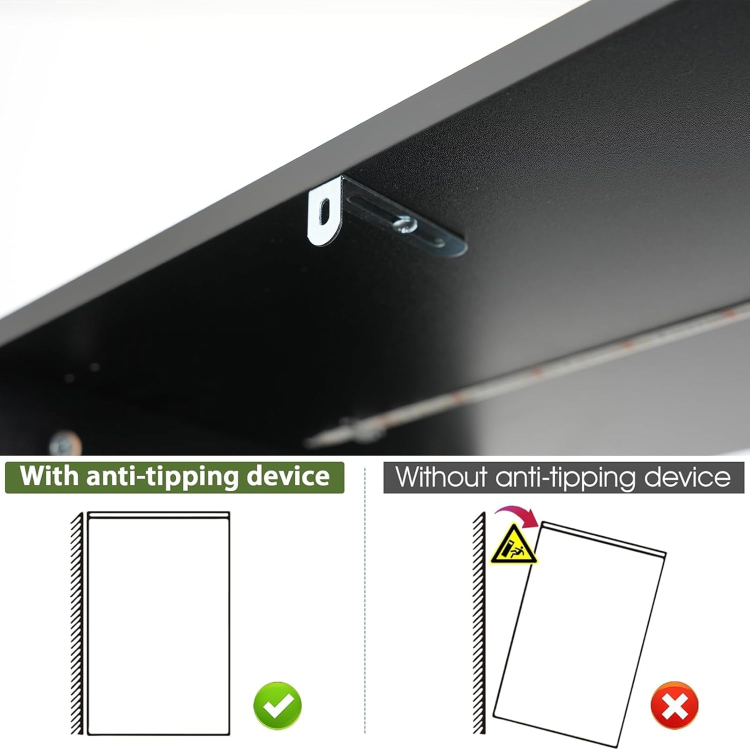 Blotout 9 Drawer Dresser with Charging Station, Modern Long Dressers & Chests of Drawers, Wood Dresser with LED Lights for Bedroom, Living Room, Hallway