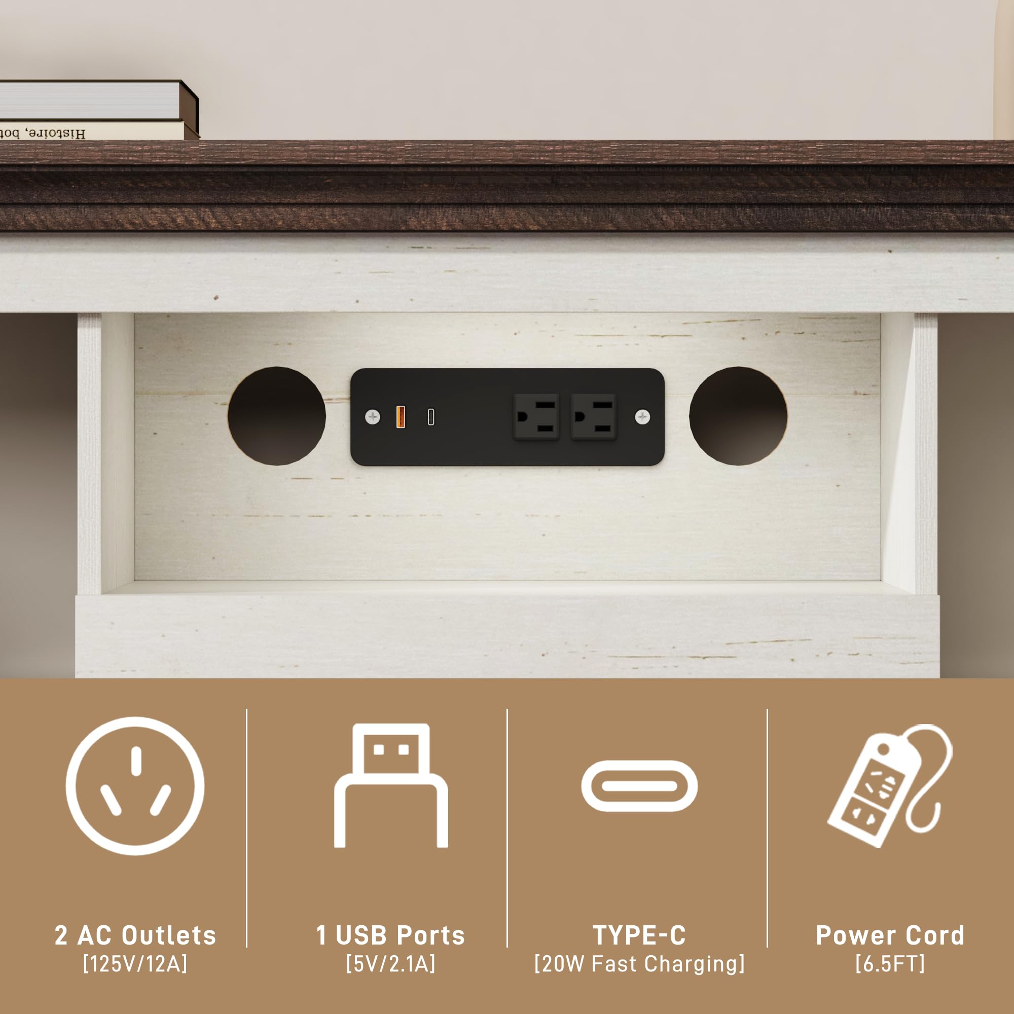 83" Electric Fireplace with Mantel