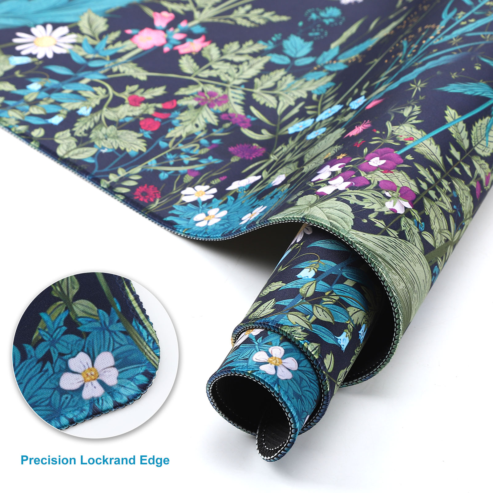 sixwipe Large Gaming Mouse Pad (XXL), Non Slip 35.4 x 15.7 inches Computer Pad for Desk with Coaster, 3mm Thickened Big Rubber Base Mouse Mat with Stitched Edges for Work, Game, Office, Home