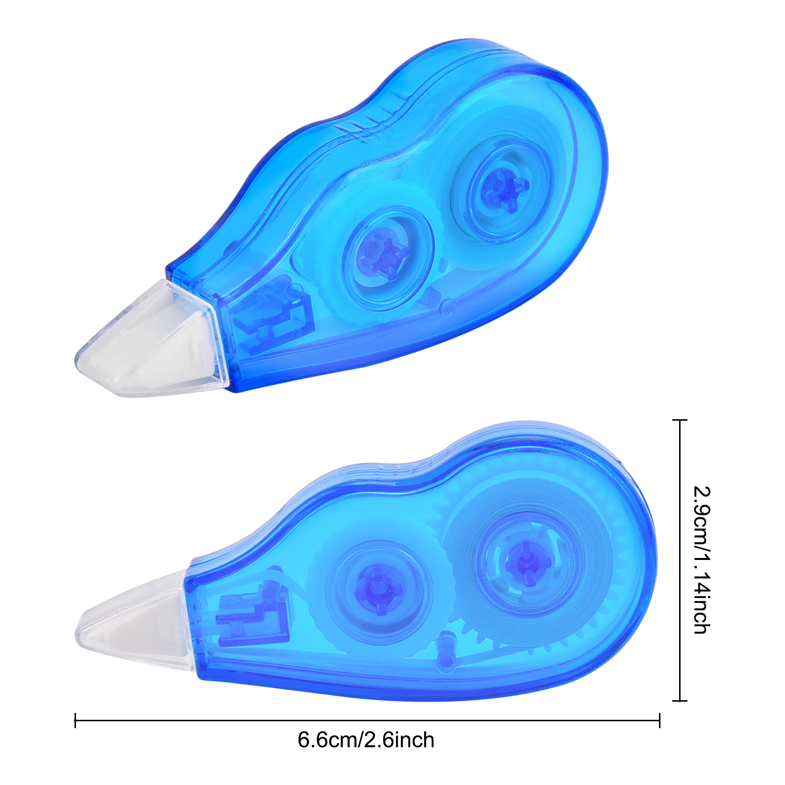 sixwipe 24 Pack White-Out Correction Tape,0.2 * 157.5 Inch Correction Tape,White Out Tape,Tear Resistant Tape,Correct Wrong Writing At Any Time for School,Office