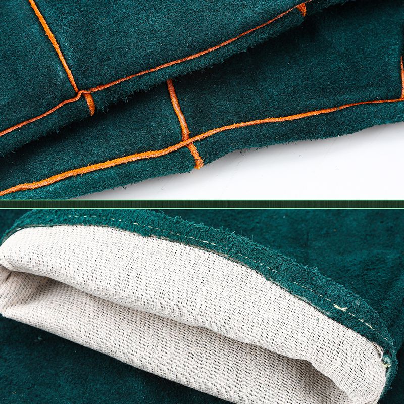 Armscye 23.6 Inches Leather Animal Handling Gloves, Multipurpose Pet Glove for Grabbing Reptile, Grooming, Puncture & Scratch Resistant, Bite Proof for Cat Dog Bird Falcon Livestock Snake