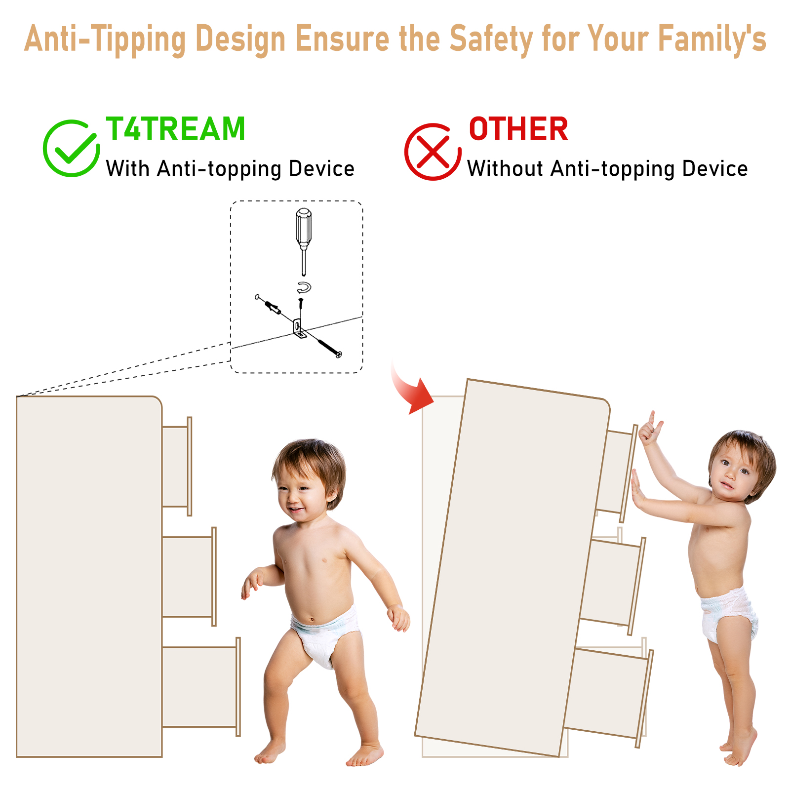 9 Drawer Dresser for Bedroom with Power Outlet, 63" Large Dresser with LED Light