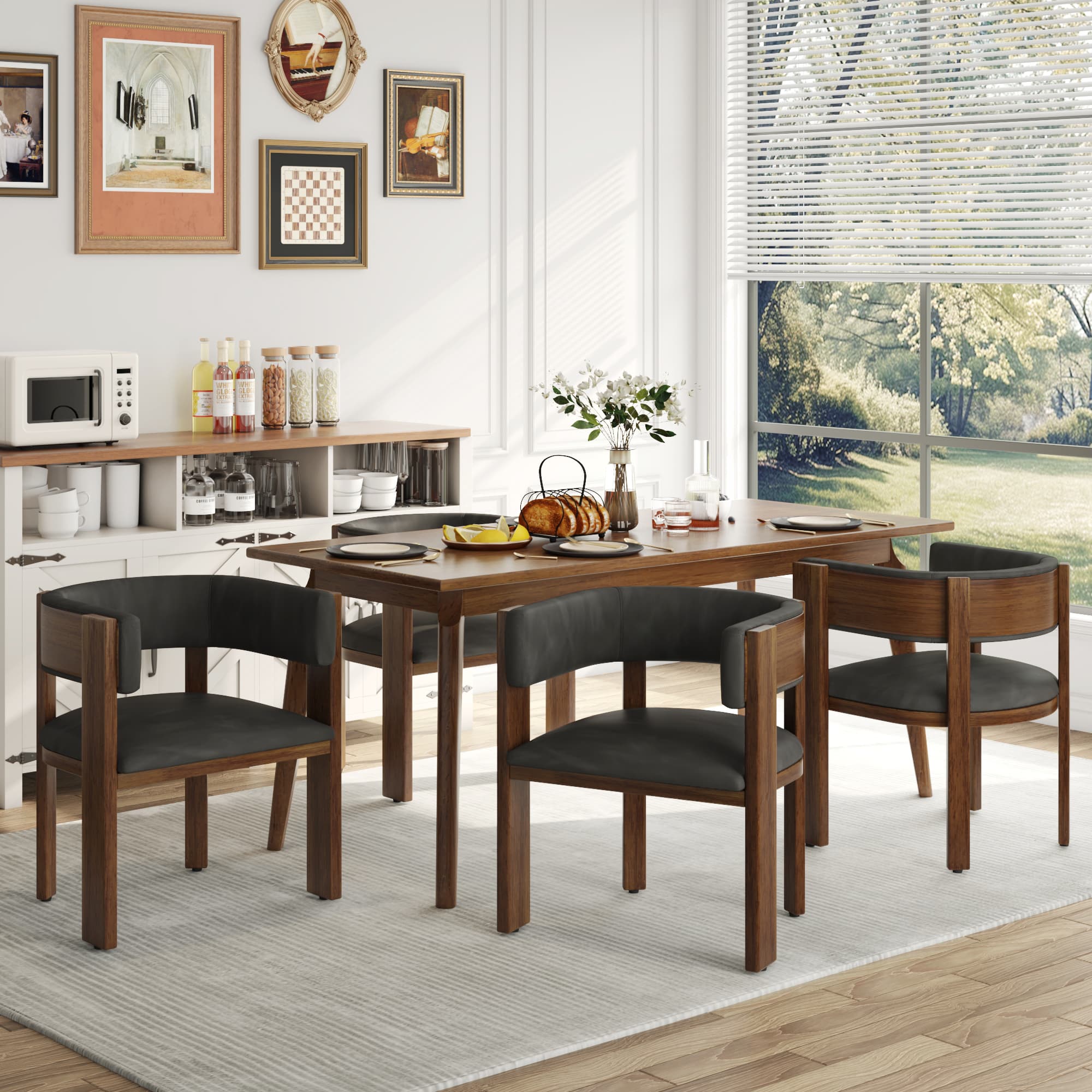 Anpoo Upholstered Dining Chair Set Of 2/4/6/8