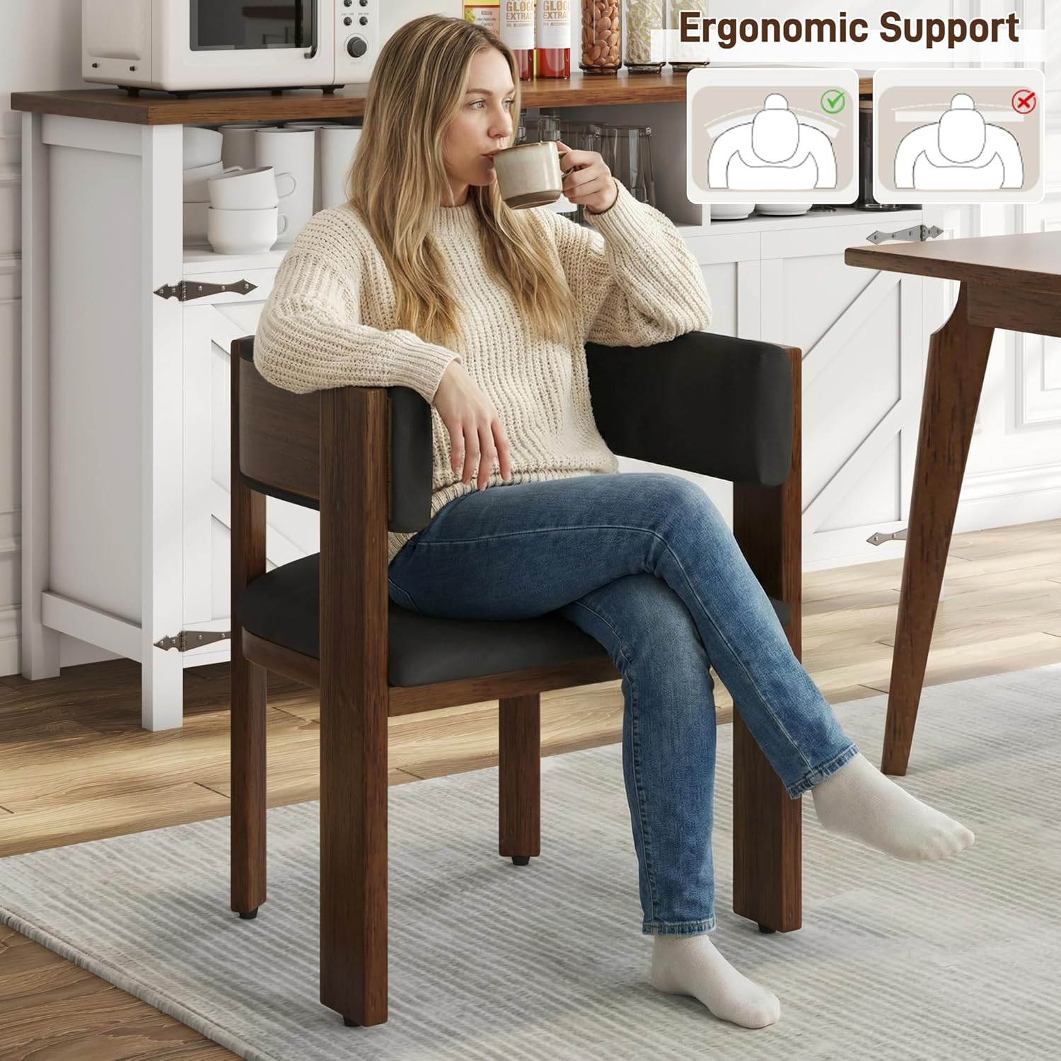 Anpoo Upholstered Dining Chair Set Of 2/4/6/8