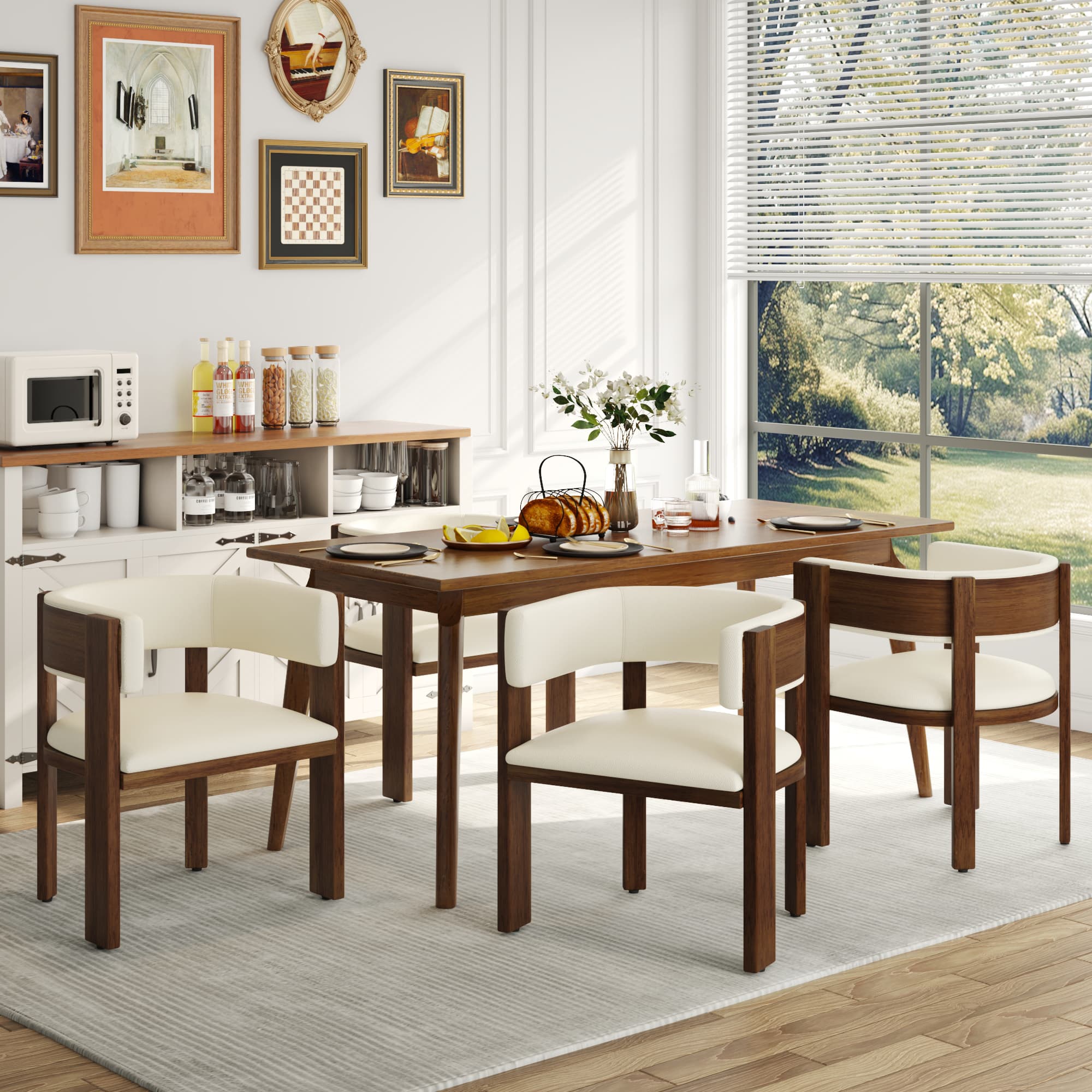 Anpoo Upholstered Dining Chair Set Of 2/4/6/8