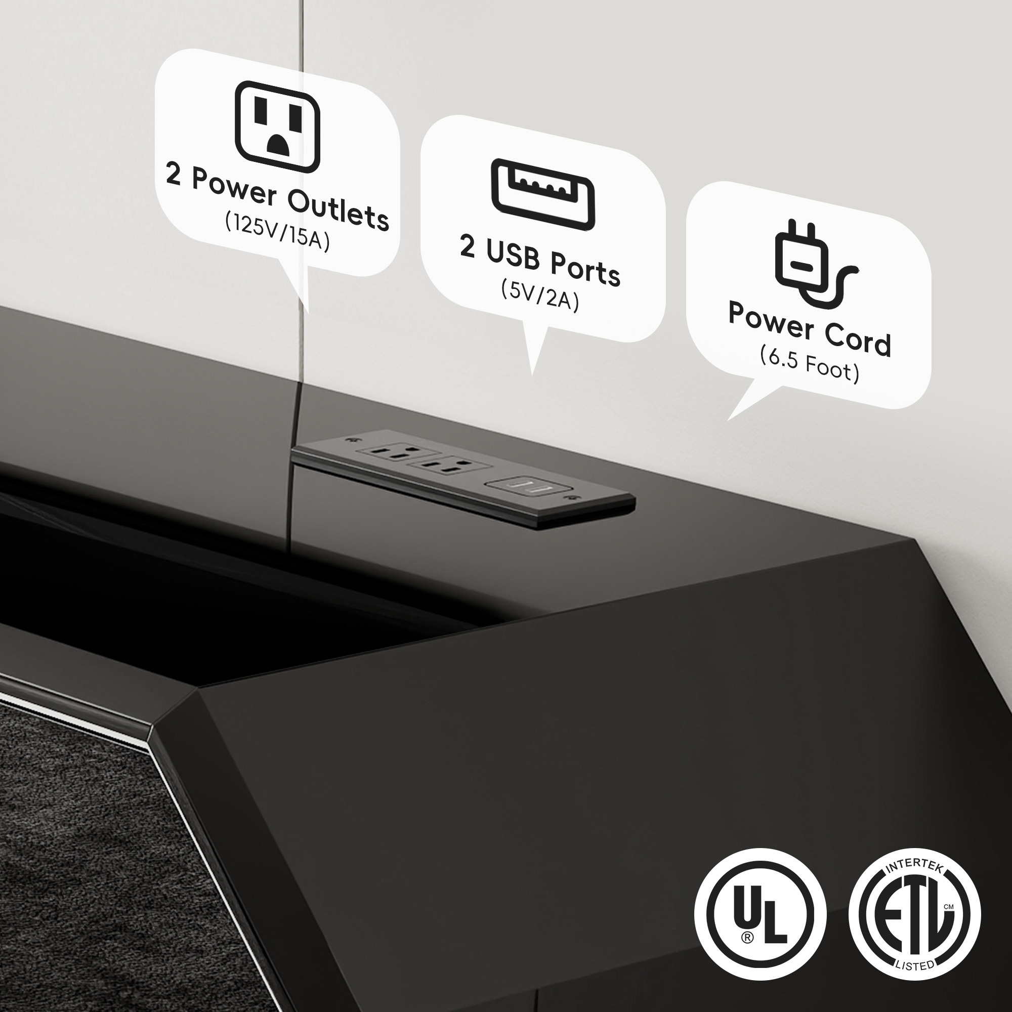 Blotout 70.9'' Floating Fireplace TV Stand with 36" Fireplace, High Gloss Paint Wall-Mounted TV Console with Power Outlet&Diamond Edging&Sliding Door Cabinets, Modern Media Cabinet for TVs up to 80''