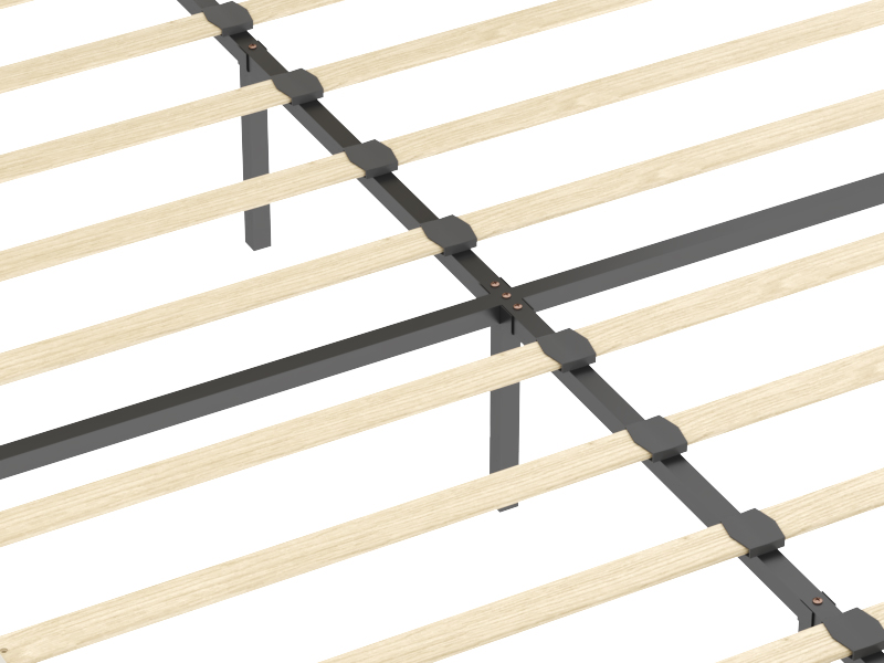 ANPOO Farmhouse Queen Size Bed Frame with 51" Tall Headboard & 4 Drawers, Queen Bed Frame and Headboard with LED Lights & Charging Ports, No Box Spring Needed, Wooden