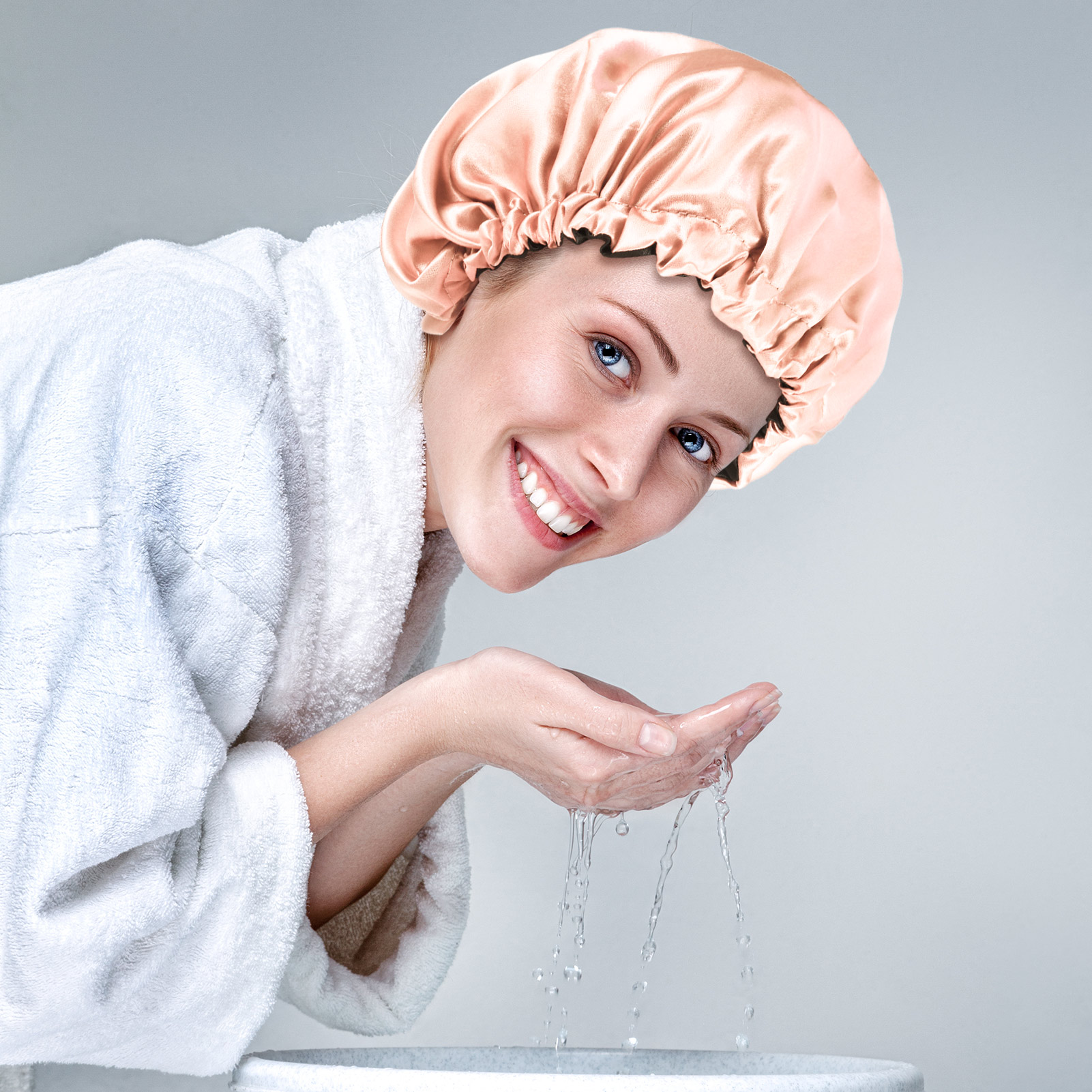 Topekada 2 Pack Satin Bonnet Silk Bonnet for Sleeping,Double Layer Adjustable Satin Bonnet for Natural and Curly Hair Silk Cap Hair Bonnet for Women Girls(Pink+Black)