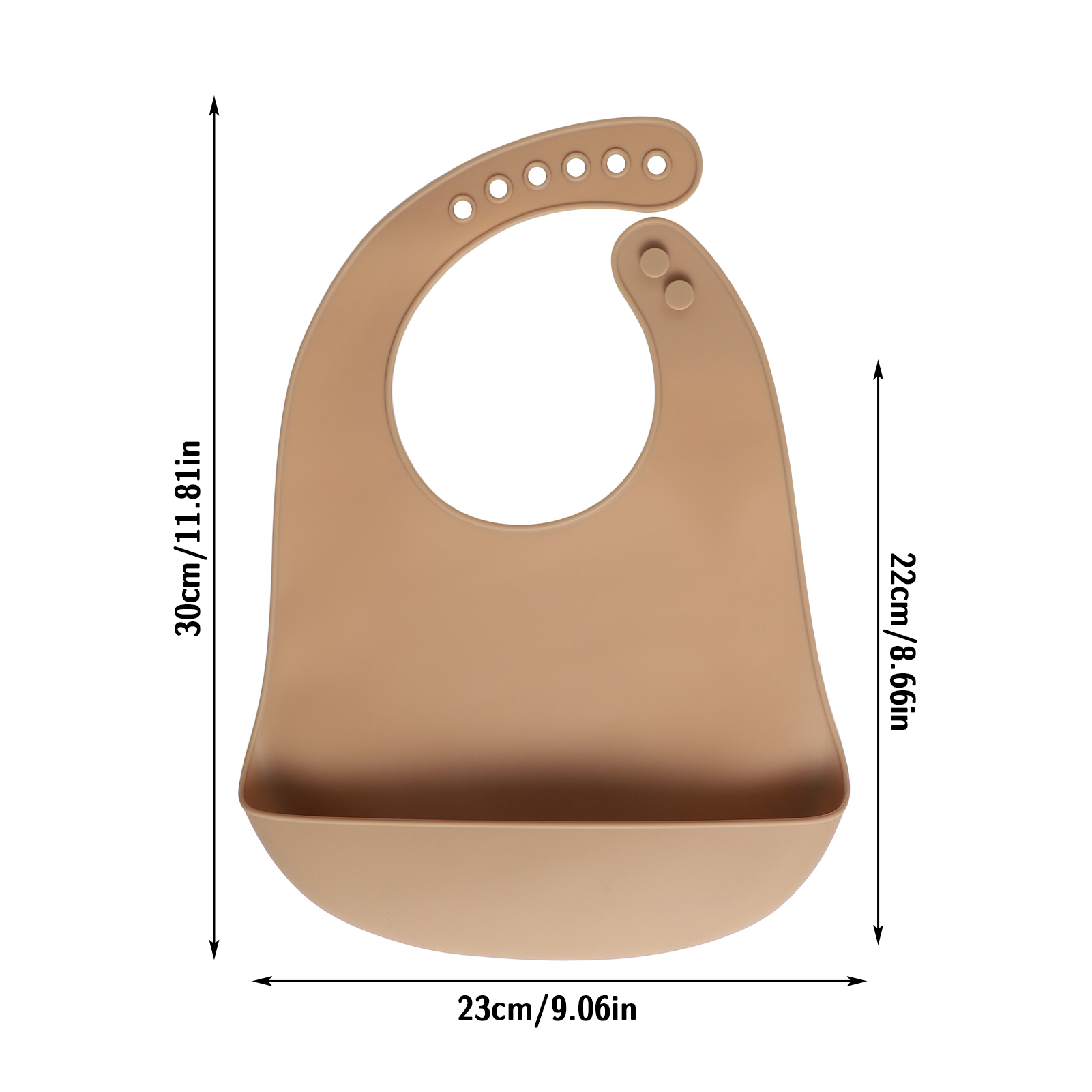 Hengguang 4Pcs Silicone Baby Bibs, Soft Waterproof Feeding Bibs with Food Catcher Pocket, BPA Free Adjustable Bibs for Baby Boy and Girl(Yellow)