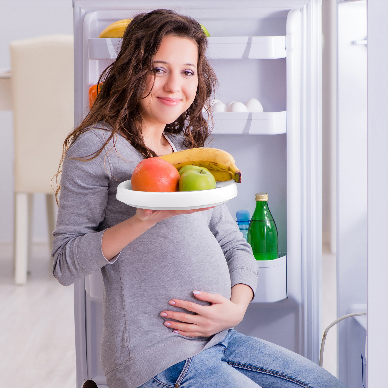 Armscye 4 Pack Lazy Susan Turntable for Kitchen Cabinets, 10 and 12 inch Non Skid Plastic Lazy Susan Turntable, Rotating Spinning Organizer for Kitchen, Refrigerator, Pantry, Spice Rack, Bathroom