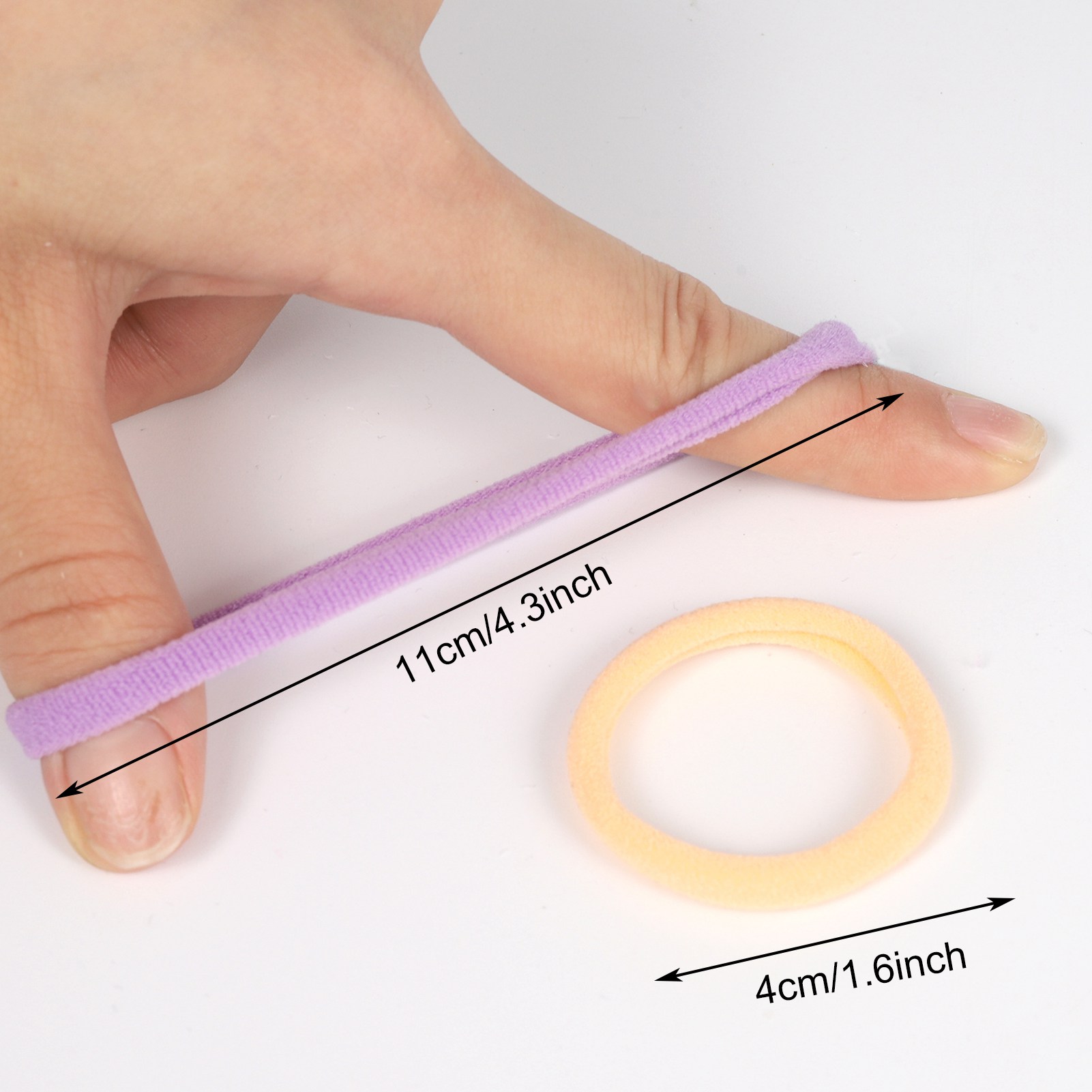 Abaima 3 Pcs Detangling Brush with 100 Hair Ties, Curved Vented Styling Hair Brush with Seamless Spring Ties, Women Fast Blow Drying Brush for Wet Dry Curly Straight Thick Hair