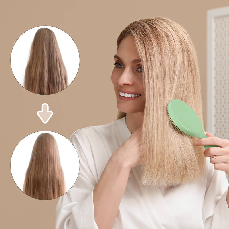 AOWOO 16 Pcs Mini Wet Hair Brush Bulk, Travel Detangling Brush, Detangling Pocket Hairbrush Small Paddle Hair Brush for Women Kids Wet or Dry Hair