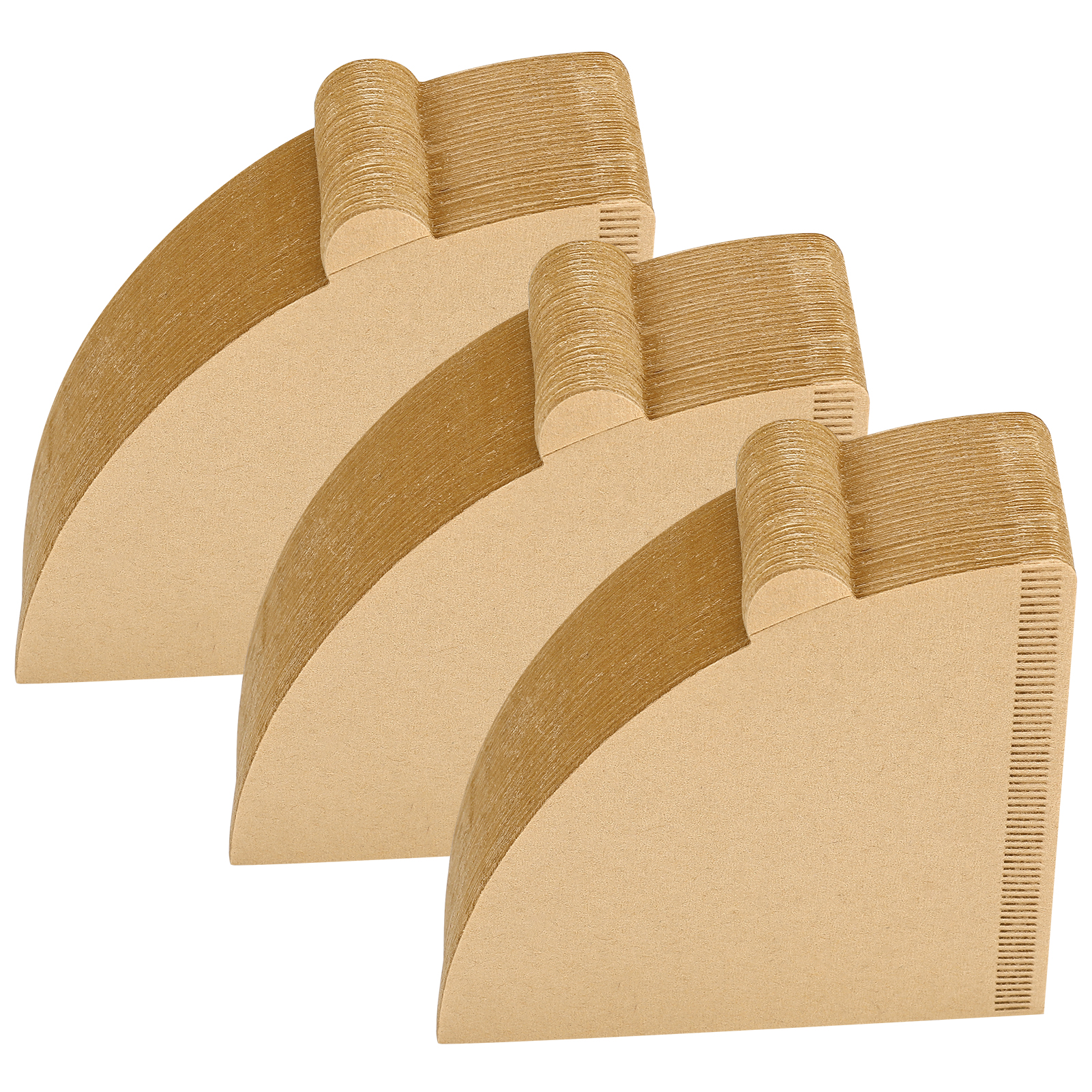 AOWOO 300 Count Coffee Filter, Disposable Unbleached Natural Paper Filters 2-4 Cup, Size 02 Cone Filters, 2 Cone Coffee Filters for Pour Over and Drip Coffee Maker