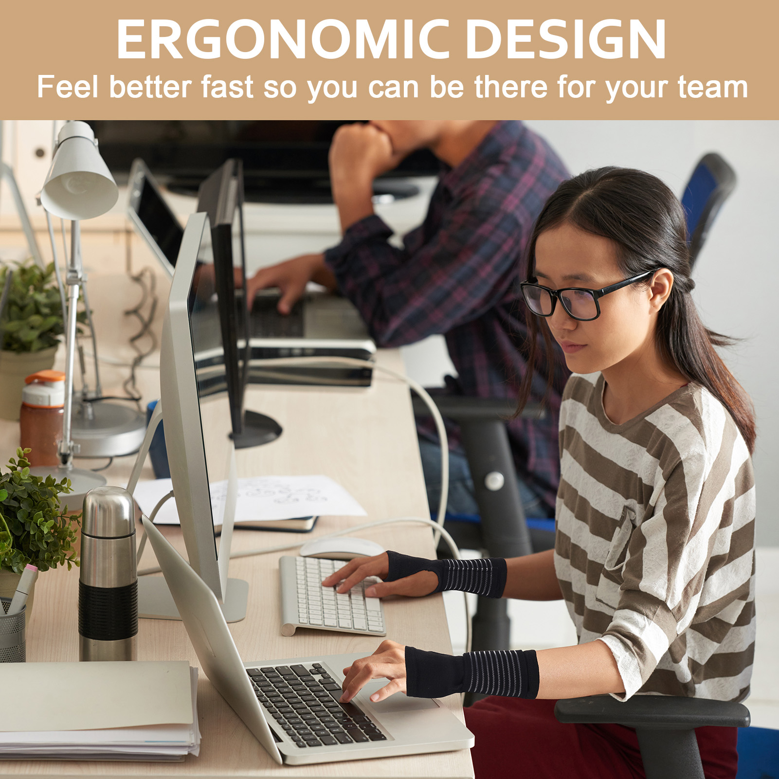 Abaima 4 Pairs Wrist Brace for Carpal Tunnel, Wrist Support with Adjustable Elastic Strap for Left and Right Hand, Hand Wraps for Carpal Tunnel, Arthritis, Tendonitis Pain Relief