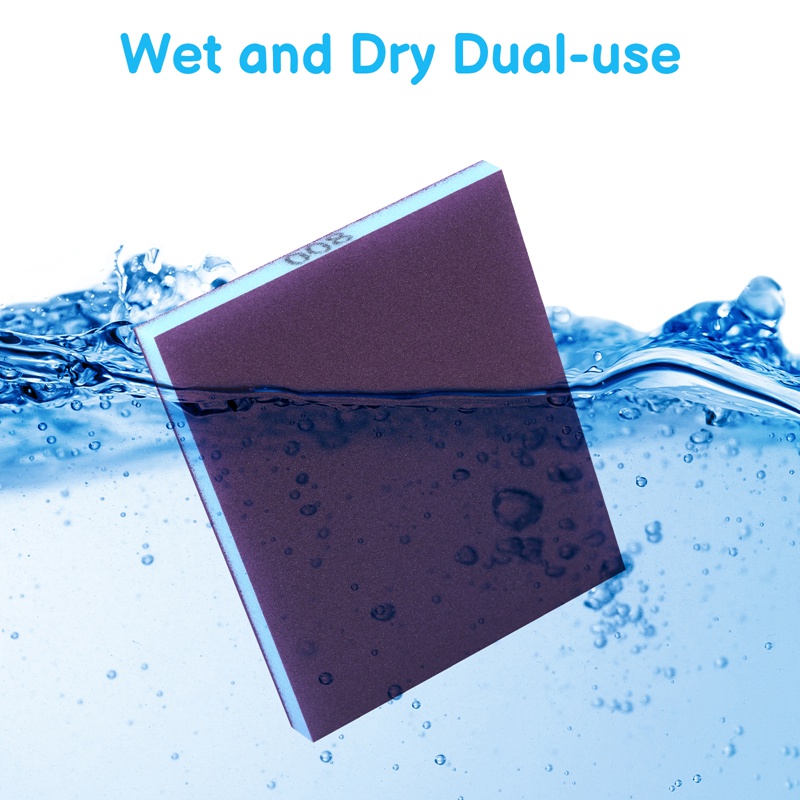 Armscye 10 Different Specifications Sanding Sponge, Sandpaper Sponge Sanding Blocks, Washable and Reusable Sand Pads for Drywall Metal Glasses Wood and Wall