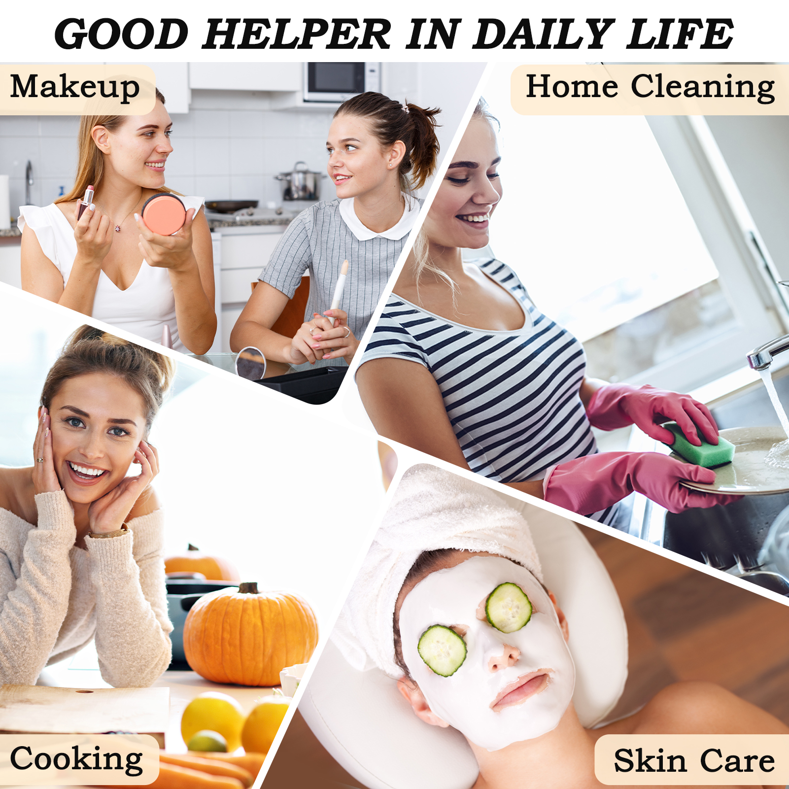 Abaima 3 Pcs Satin Hair Bonnet For Sleeping, Sleeping Bonnet With Printed Wide Headbands Red Black Blue Satin Caps For Women Large Bonnet Hairwrap Slumber Caps