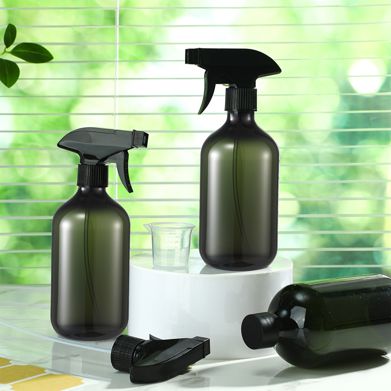 Armscye 3 Pack 17oz(500ml) Spray Bottles with Adjustable Nozzle, Refillable Plastic Cleaning Sprayers for Hair, Cooking, Cleaning and Gardening, Includes Extra Additional Supplies