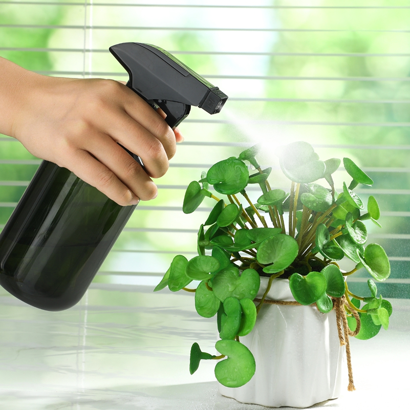 Armscye 3 Pack 17oz(500ml) Spray Bottles with Adjustable Nozzle, Refillable Plastic Cleaning Sprayers for Hair, Cooking, Cleaning and Gardening, Includes Extra Additional Supplies