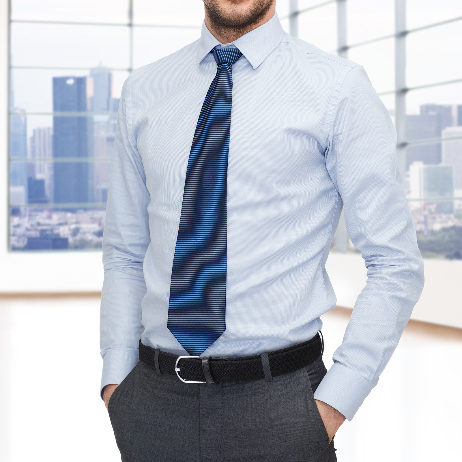 Bocaoying 3 Pack Men Braided Belts, Fits Up to 28'' - 33" Waist, Elastic Stretch Belts for Men, 42'' Nylon Woven Belts for Men, No Hole Golf Belt for Men (Black, Brown, Coffee)