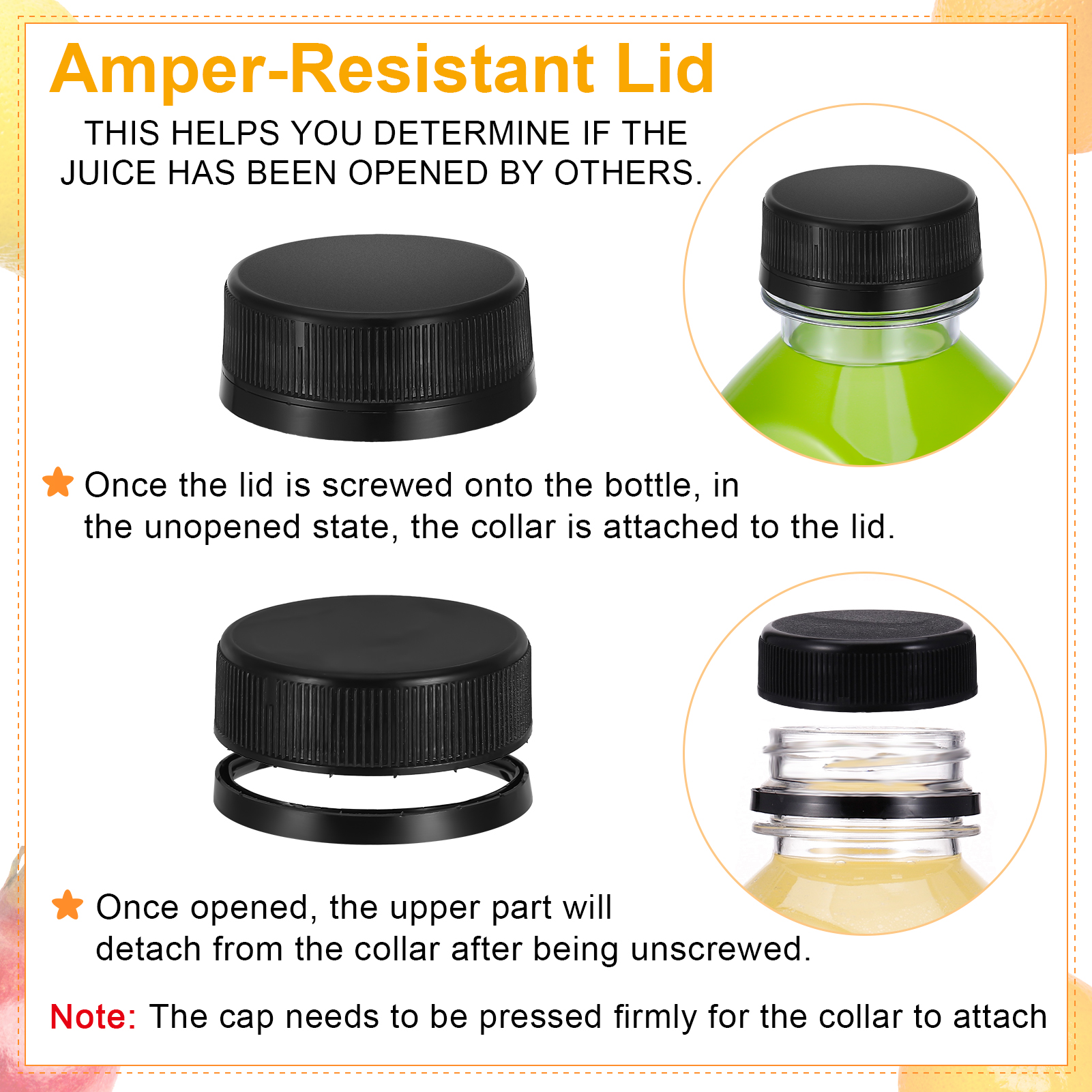 Topekada 32 Pcs 8 oz Empty Plastic Juice Bottles with Lids, Reusable Drink Containers with Brush and Labels, Clear Bulk Juice Containers with Caps for Juicing, Smoothie and Other Beverages