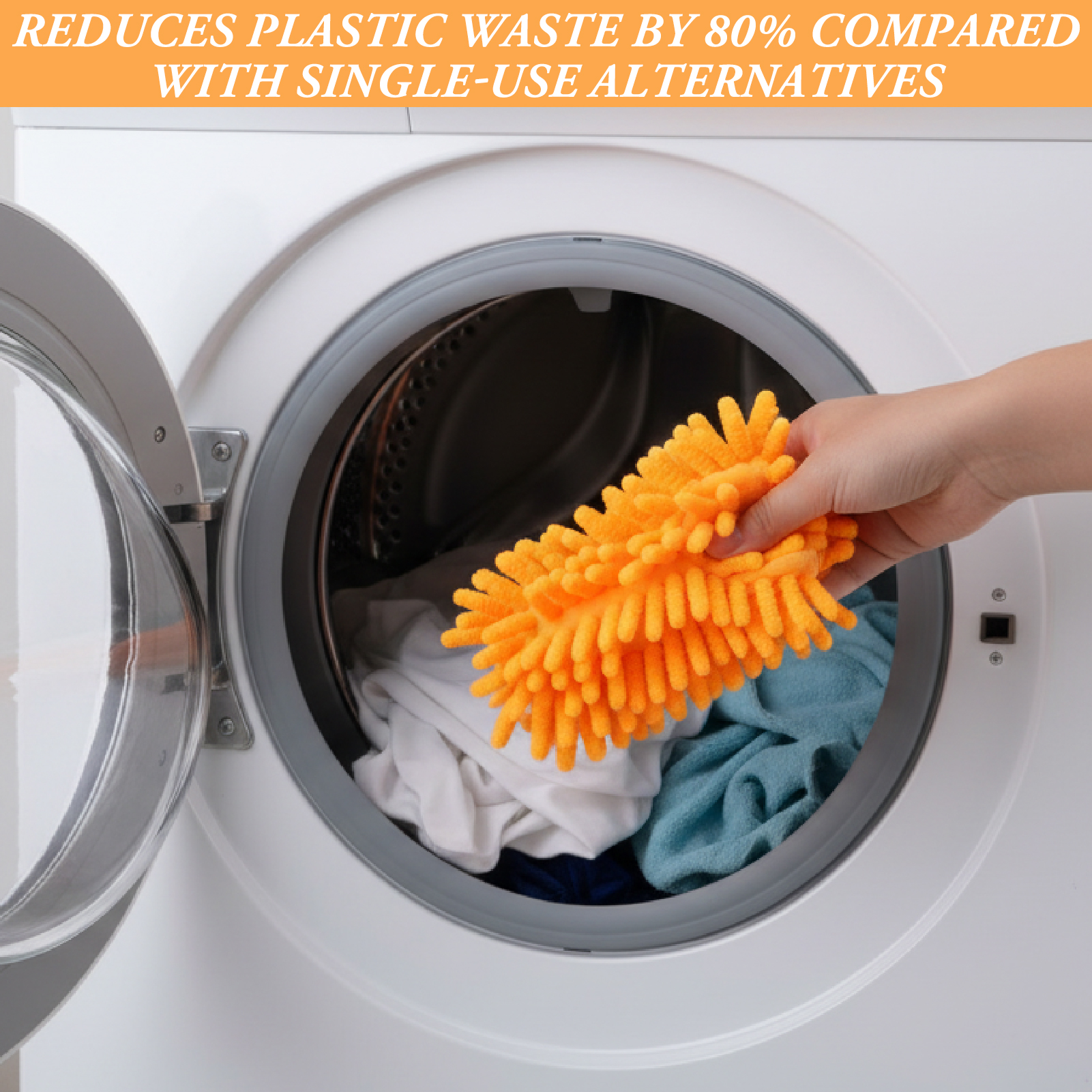 Armscye 10 Pcs Microfiber Duster for Cleaning, Washable Dusters with 2 Handle and 1 Laundry Bag, Heavy Duty Dusters Refills Detachable Cleaning Supplies for Office, Window, Furniture, Ceiling Fan