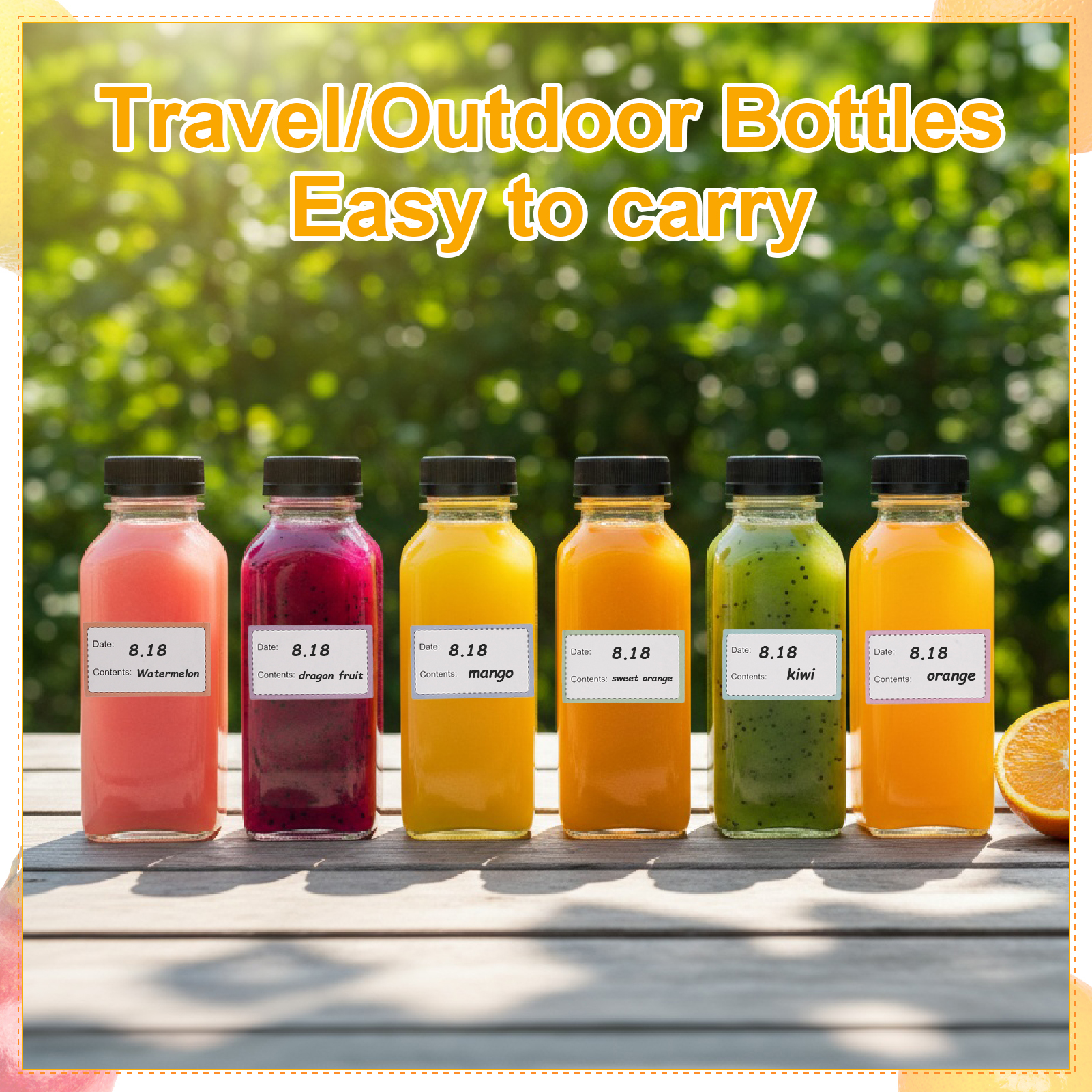 Topekada 36 Pcs 12 oz Empty Plastic Juice Bottles with Lids, Reusable Drink Containers with Brush and Labels, Clear Bulk Juice Containers with Caps for Juicing, Smoothie and Other Beverages