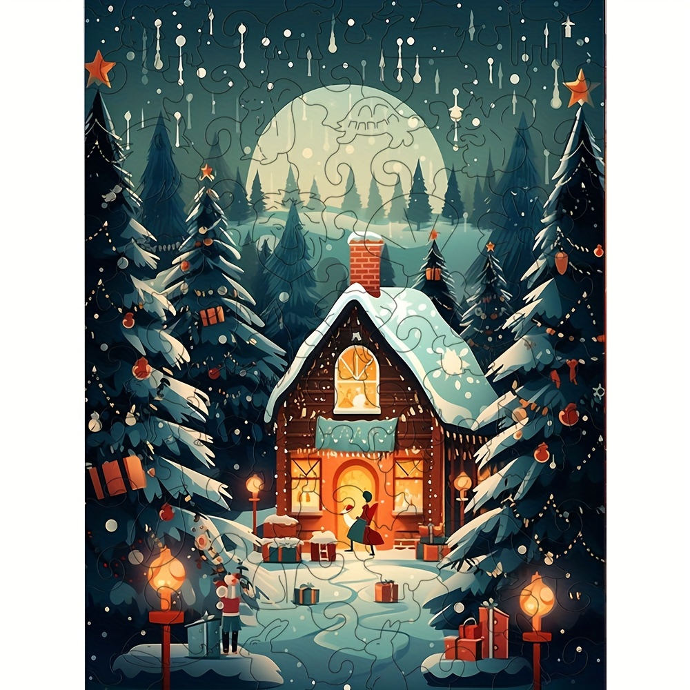 Snow House - Wooden Jigsaw Puzzles