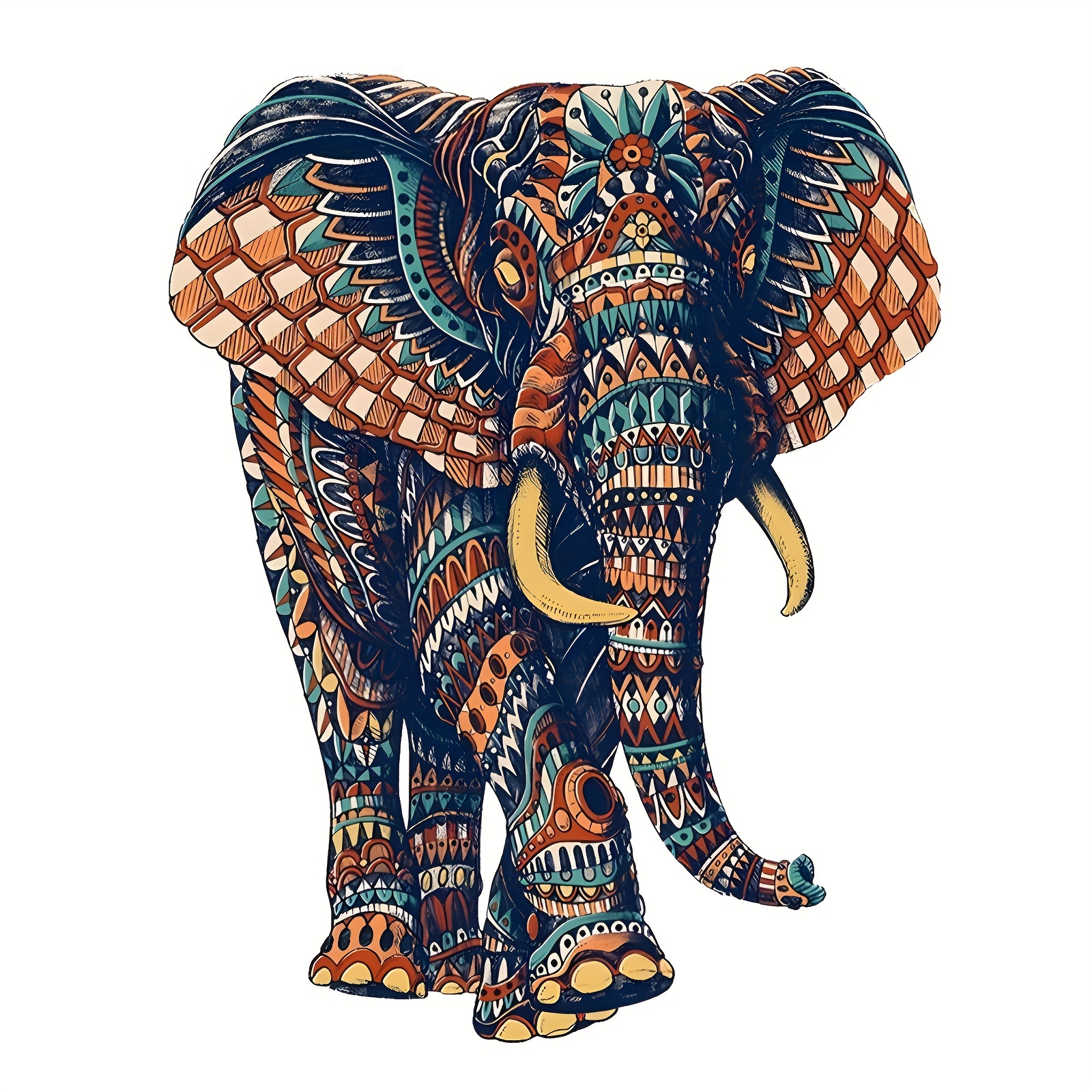 Unique Elephant- Wooden Jigsaw Puzzles