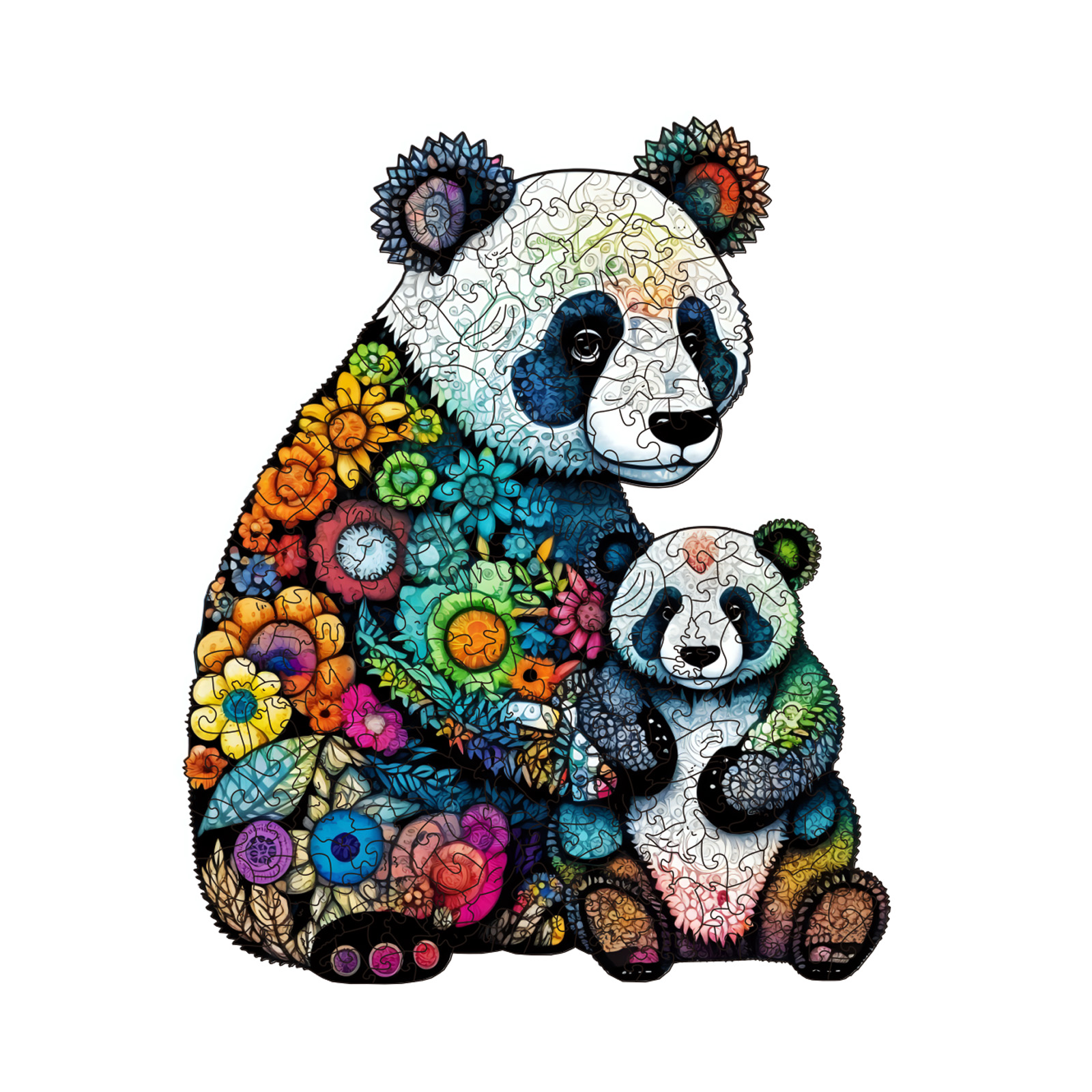Cute Panda - Wooden Jigsaw Puzzles