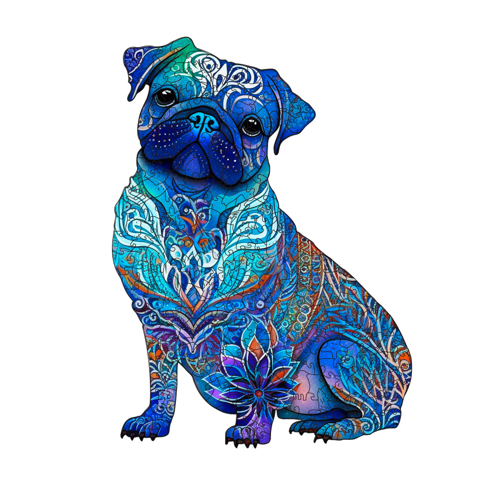 Blue Dog - Wooden Jigsaw Puzzles