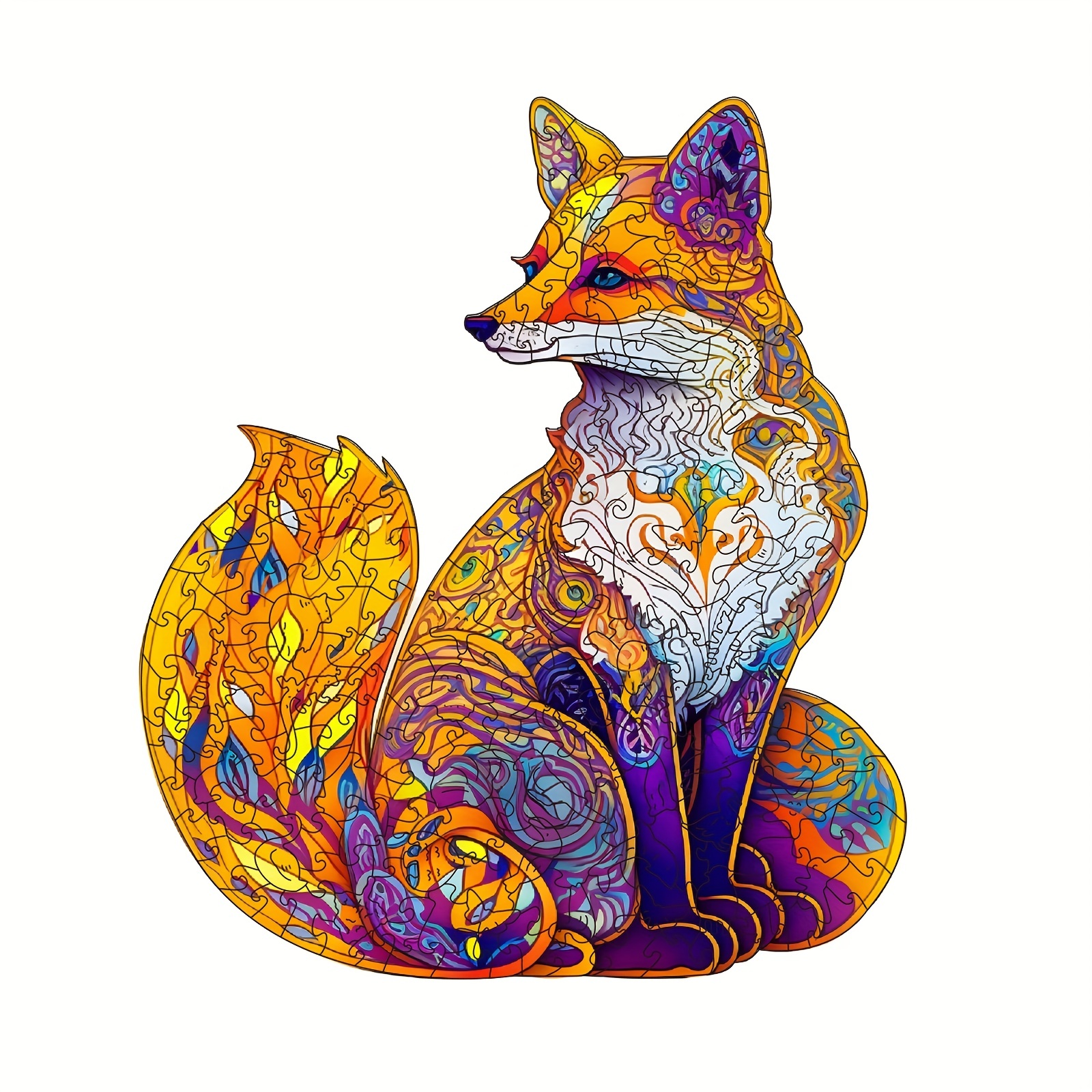 Beautiful Fox - Wooden Jigsaw Puzzle