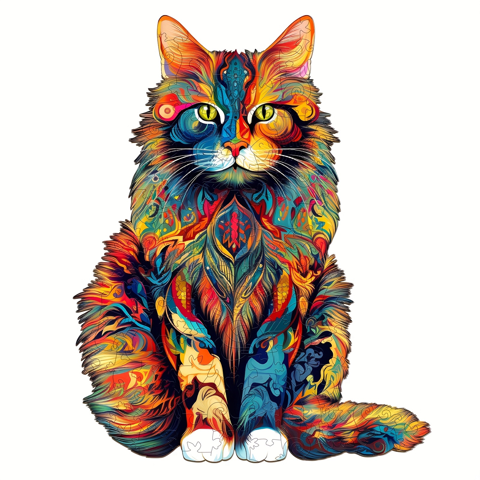 Maine Coon - Wooden Jigsaw Puzzle