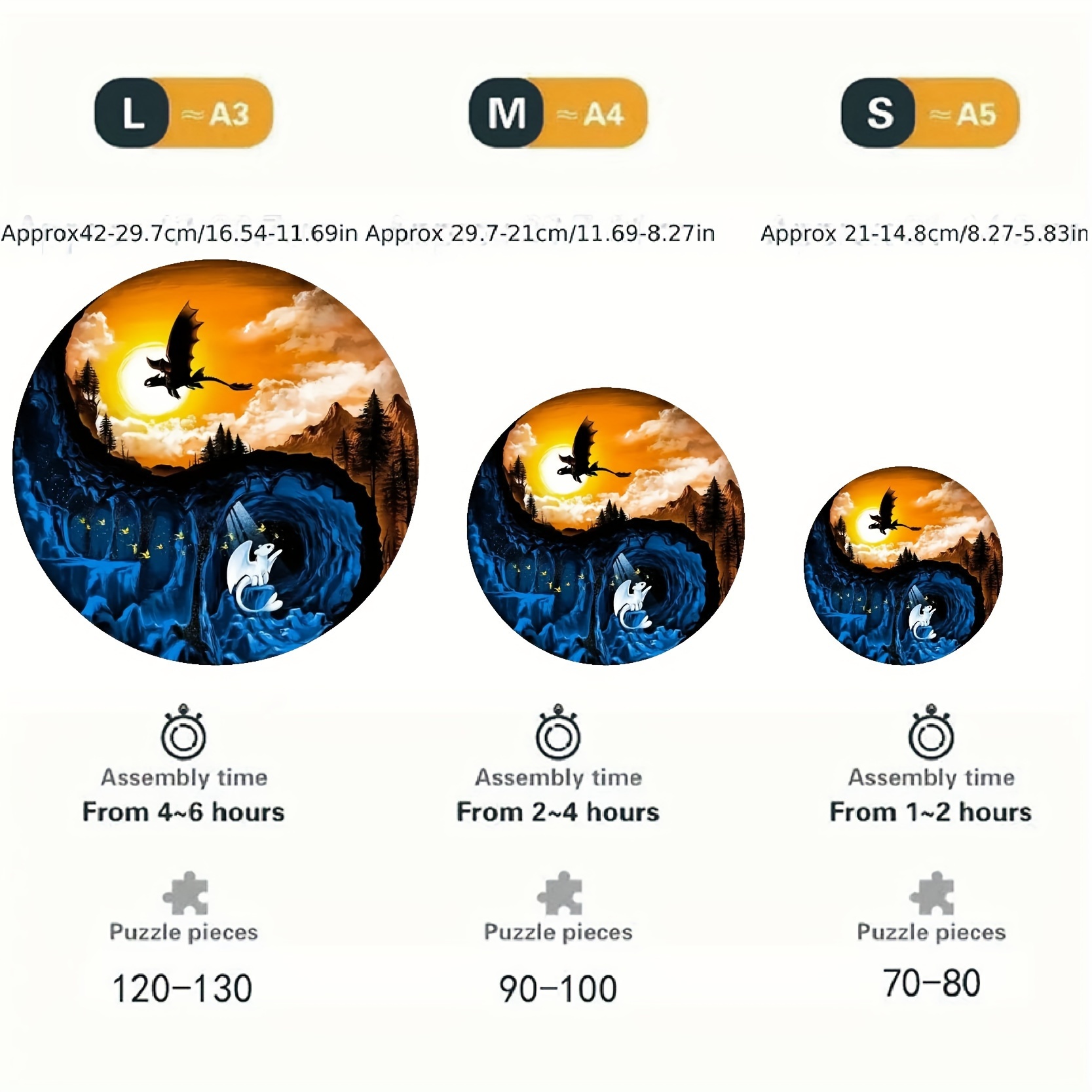 Yin Yang | Two Worlds - Wooden Jigsaw Puzzles