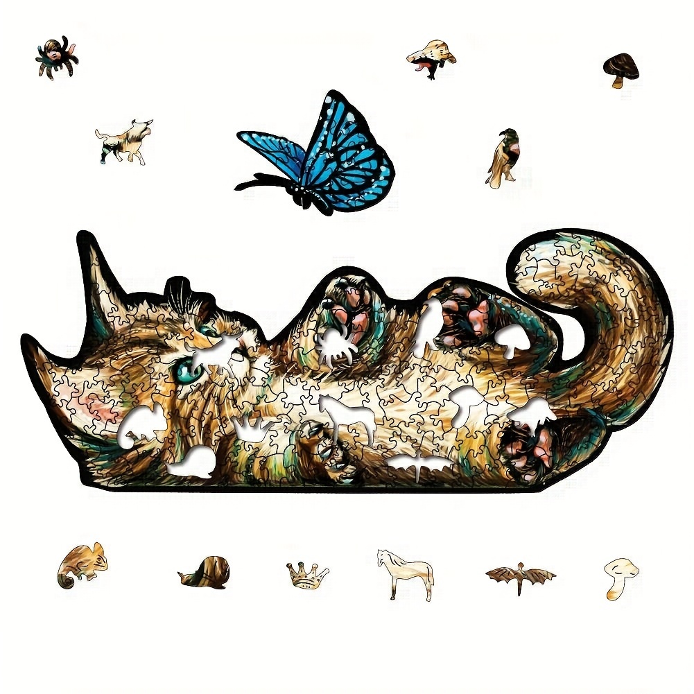 Baby Cat - Wooden Jigsaw Puzzle