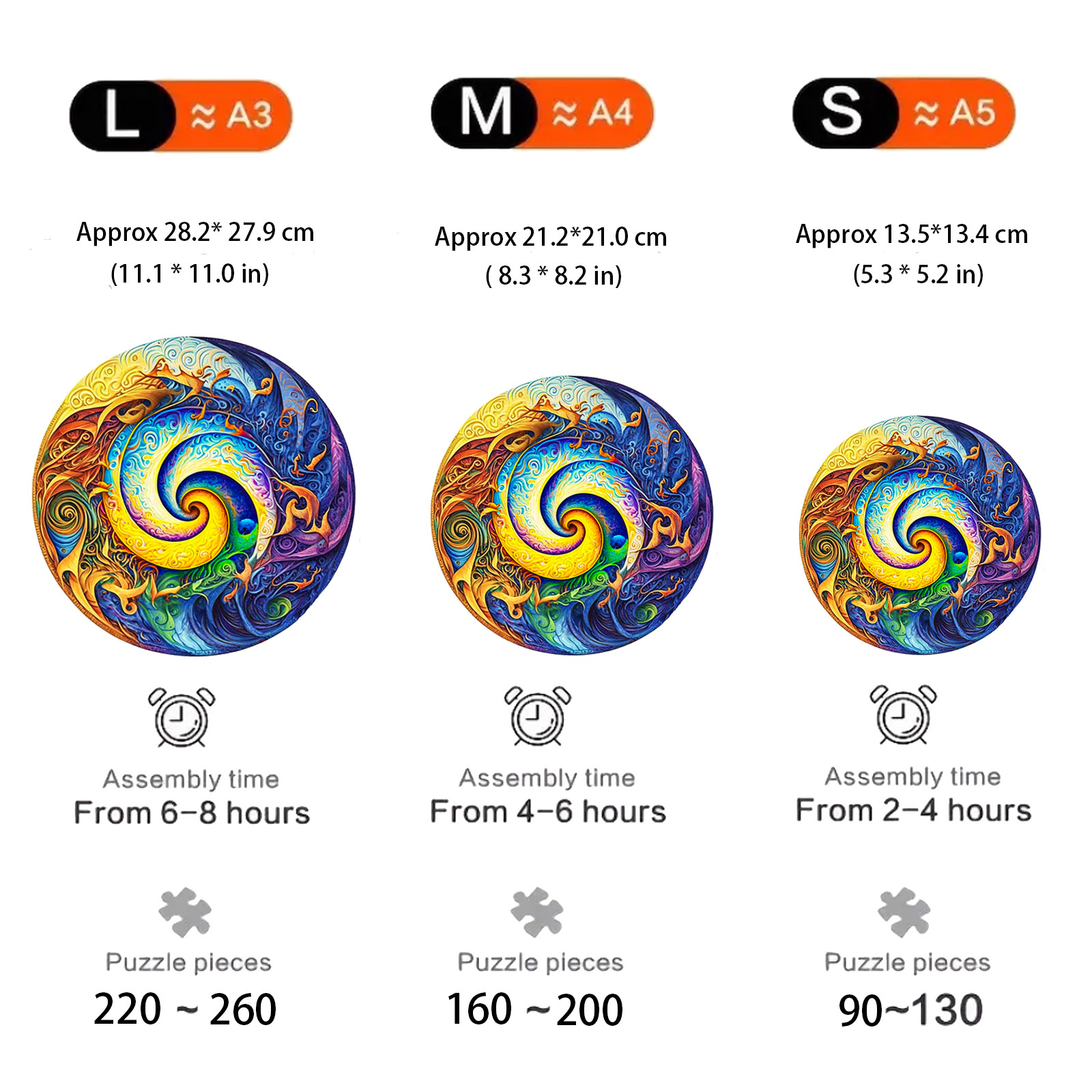 Circular Planet - Wooden Jigsaw Puzzles